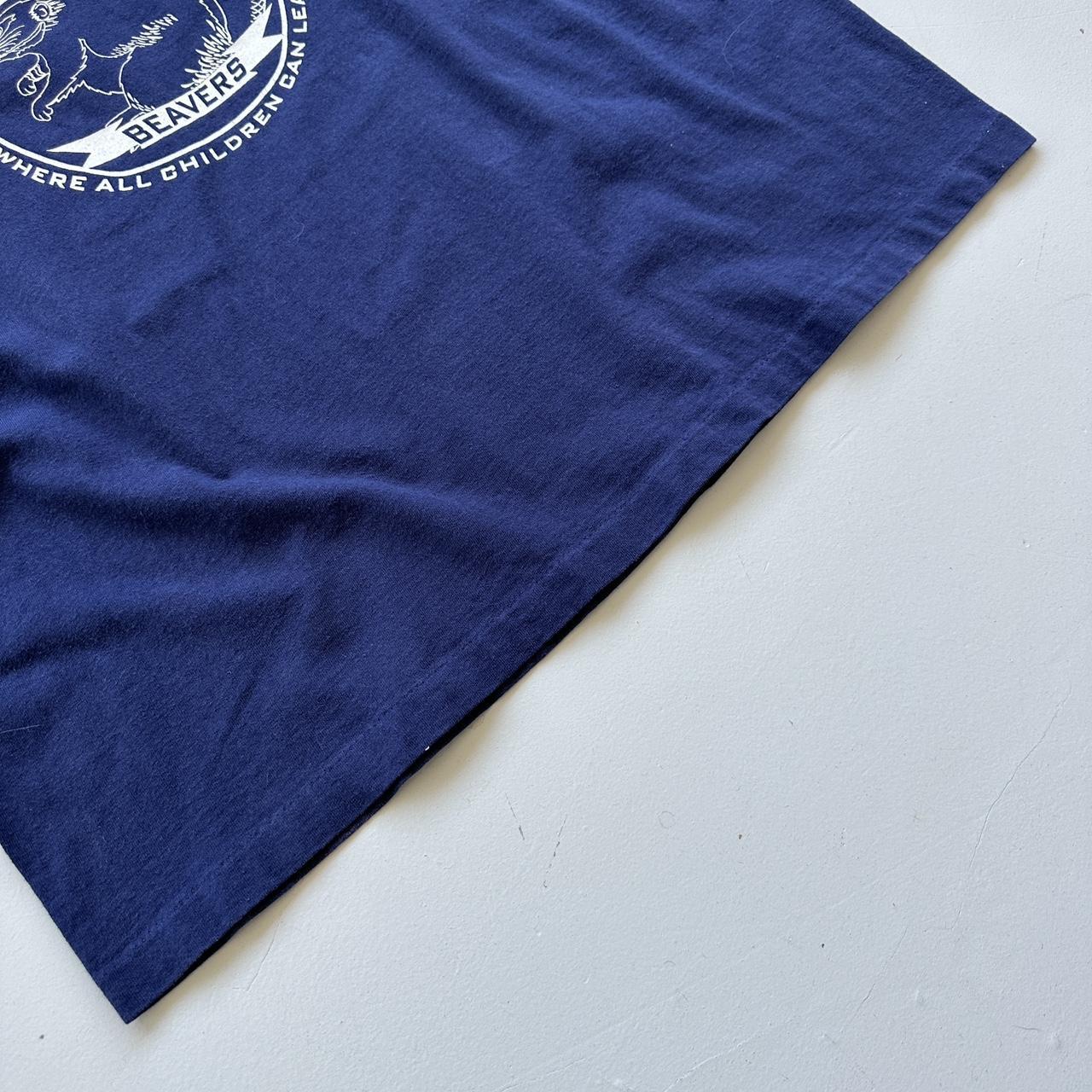Navy Beavers 80s/90s Americana Vintage T-shirt - XL