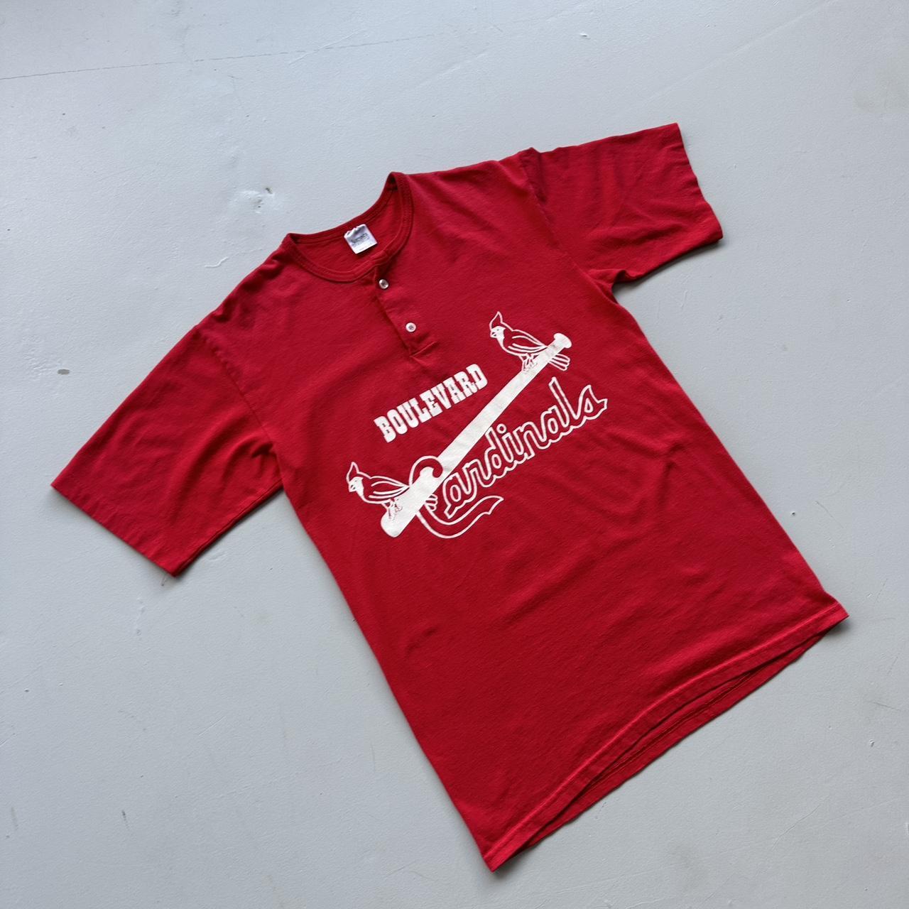 Red Boulevard Cardinals 80s Vintage T-shirt - Medium