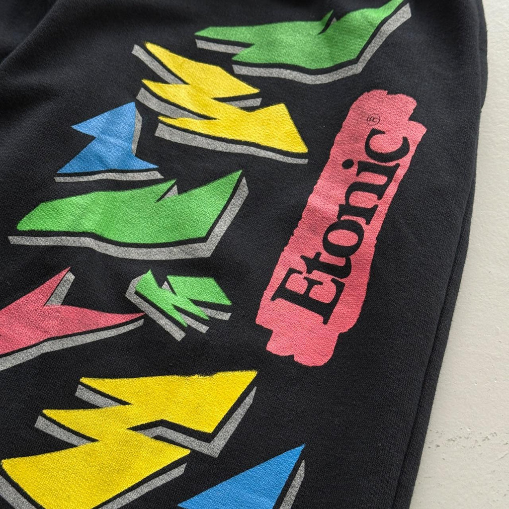 Black Etonic 90’s Vintage Tracksuit Jogging Bottoms - Small