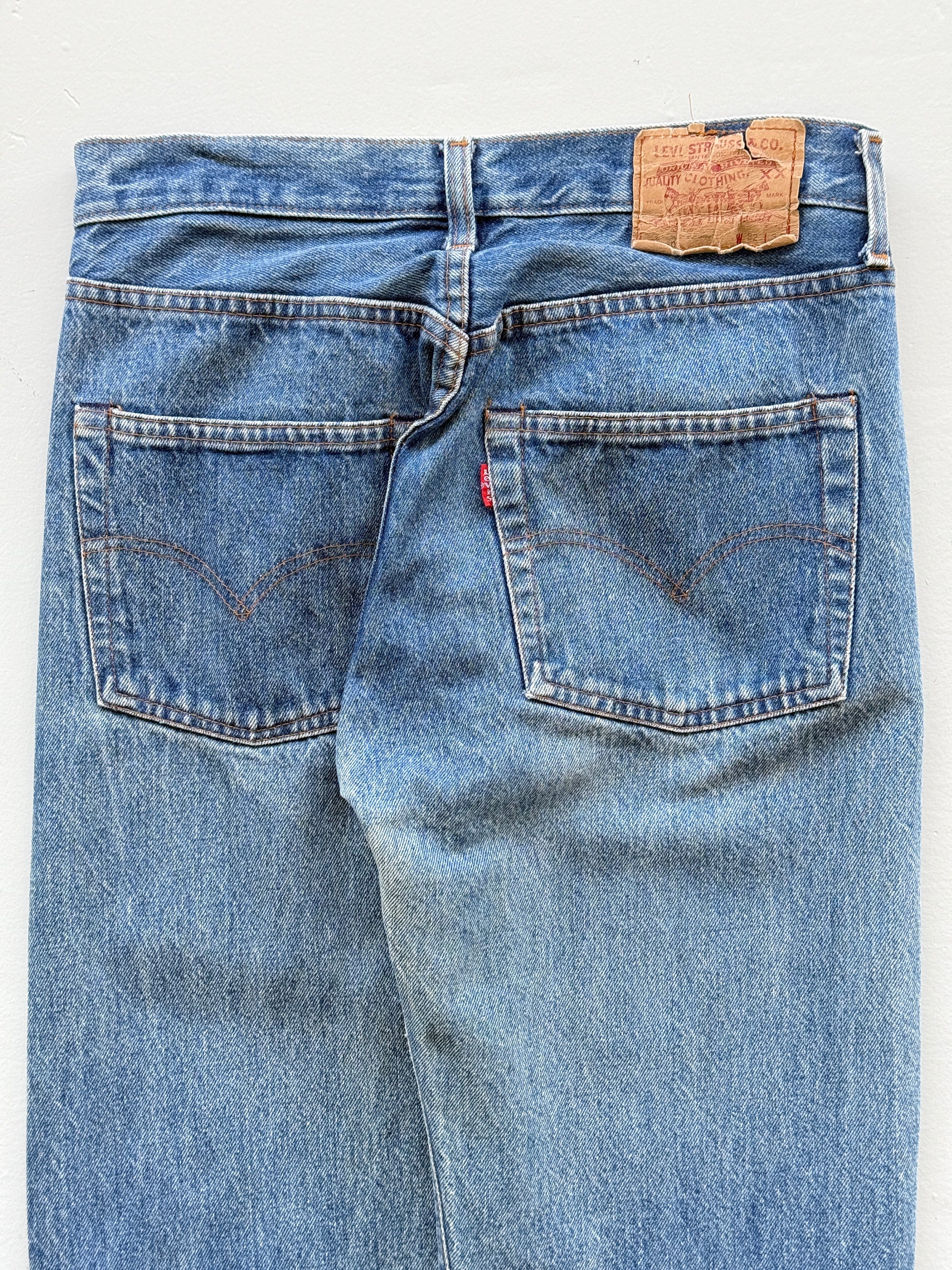 Blue Levi's Denim 90's Vintage Jeans - 28” x 30