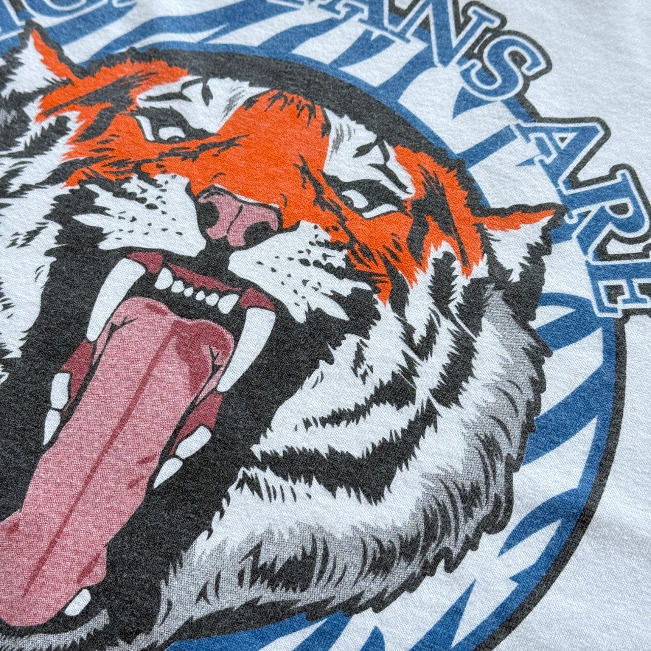 White Clemson Tigers Football 90s Collage Vintage T-shirt - XXL