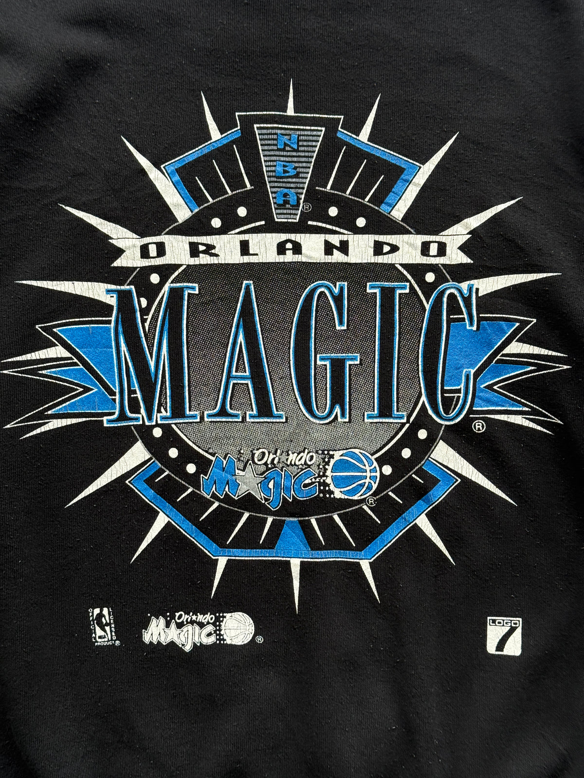 Logo 7 Orlando Magic NBA 90's Vintage Sweatshirt - Large