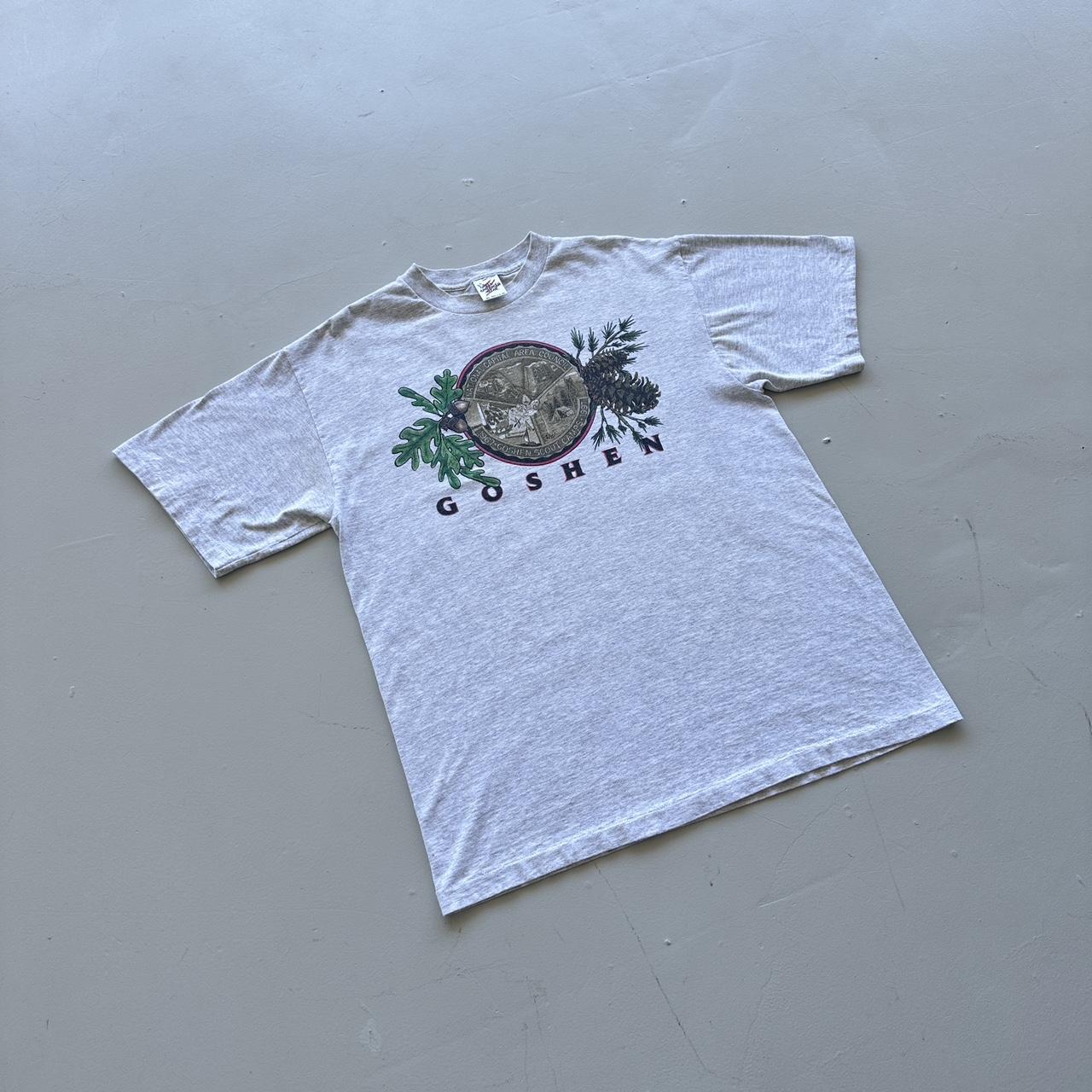 Grey Goshen Boy Scouts 90s Vintage T-shirt - XL