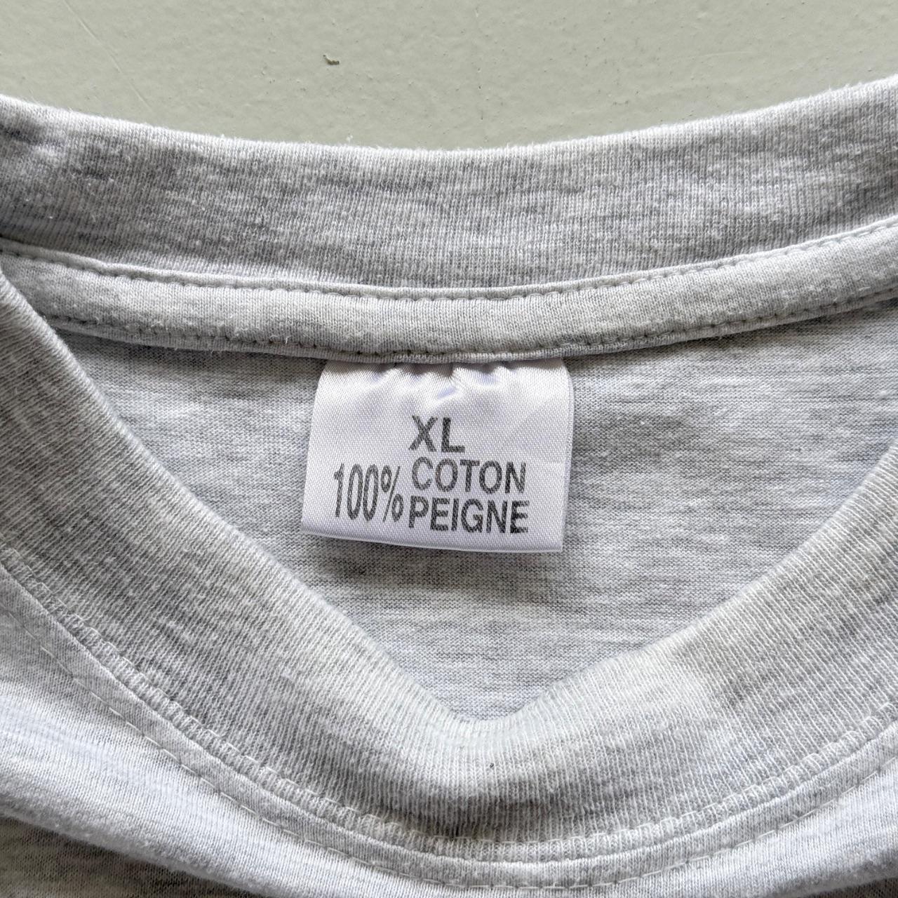 Grey Cartoon Dog 90s Vintage Graphic T-Shirt - XL