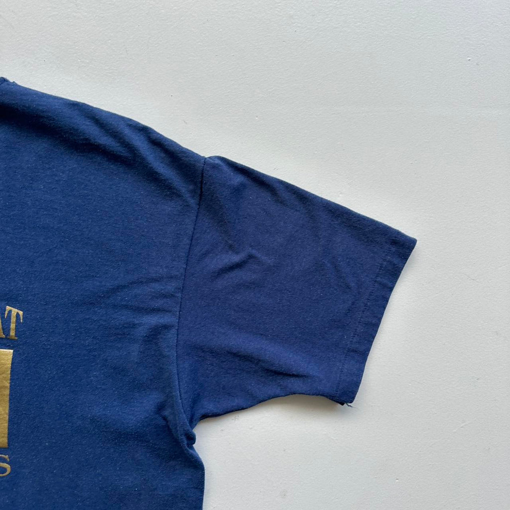 Navy Notre Dame NFL 90s Vintage T-shirt - XL