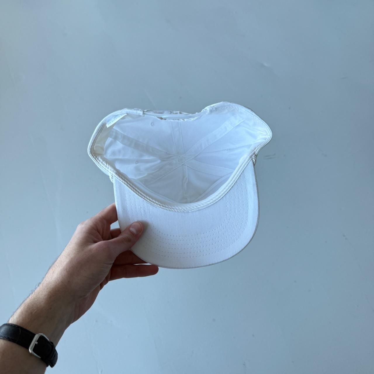 White Aqua Glass Vintage SnapBack Trucker Cap