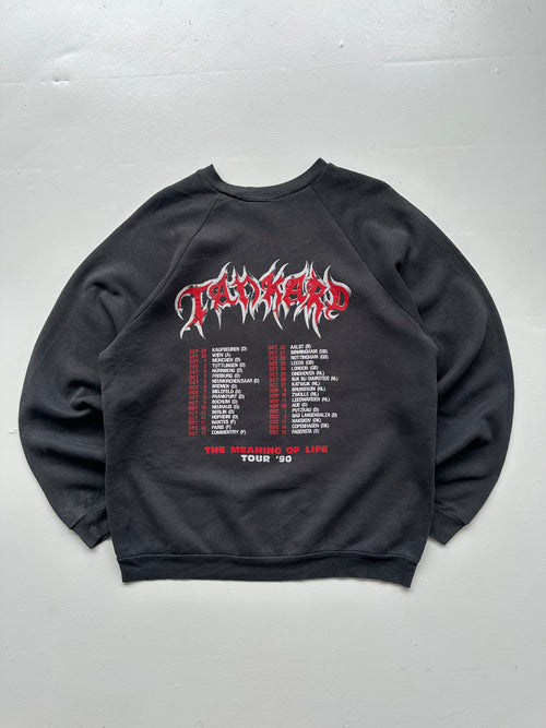 Black Rare Tankard Metal Band Vintage Sweatshirt 90's Crewneck - Large