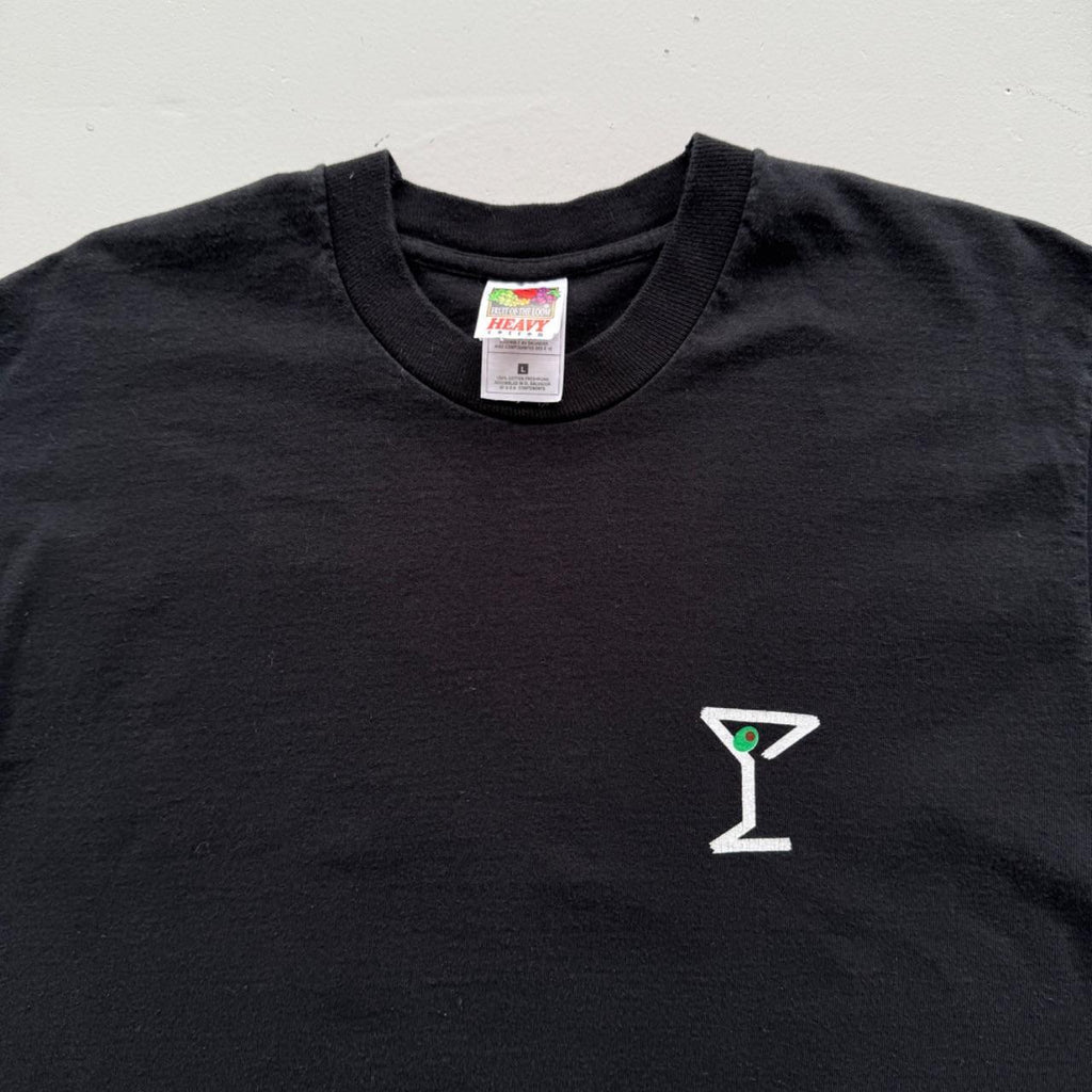 Black Tanqueray Gin 90s Vintage Graphic T-Shirt - Medium