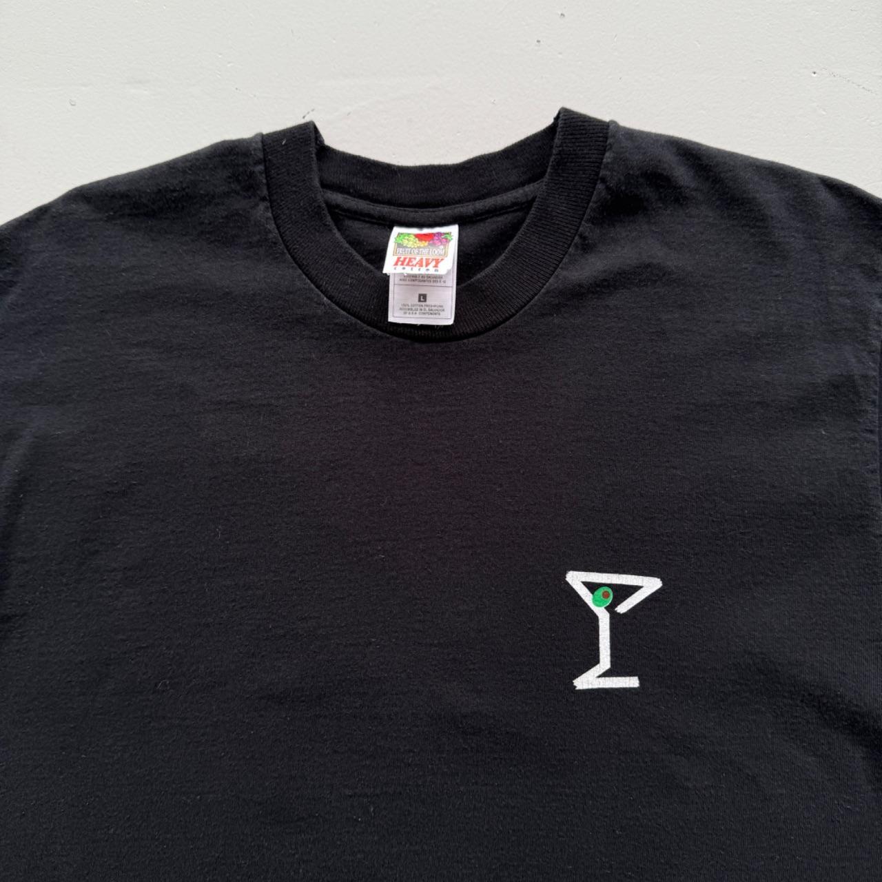 Black Tanqueray Gin 90s Vintage Graphic T-Shirt - Medium