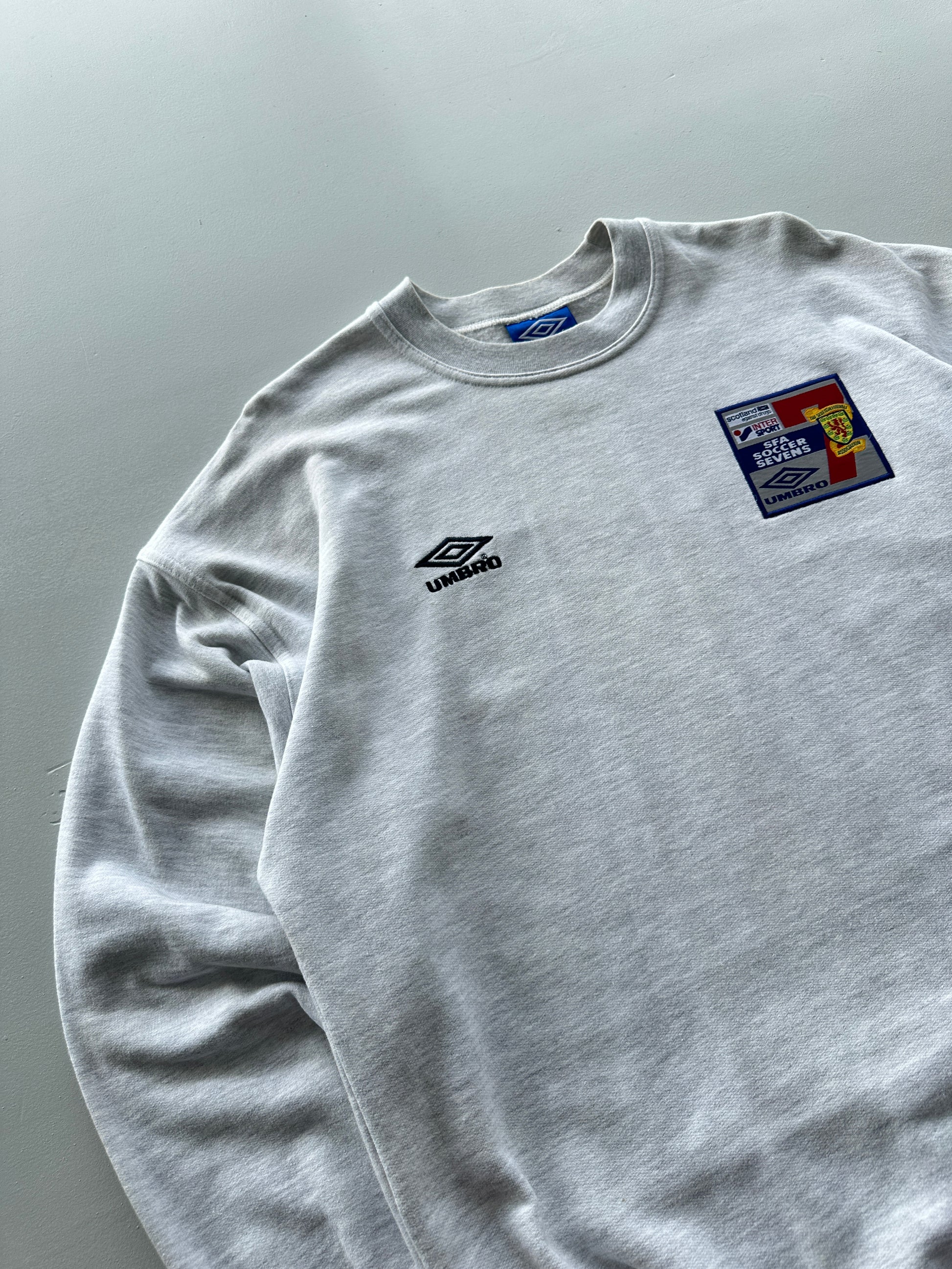 Umbro SFA Soccer Sevens Scotland 90's Vintage Sweatshirt - XL