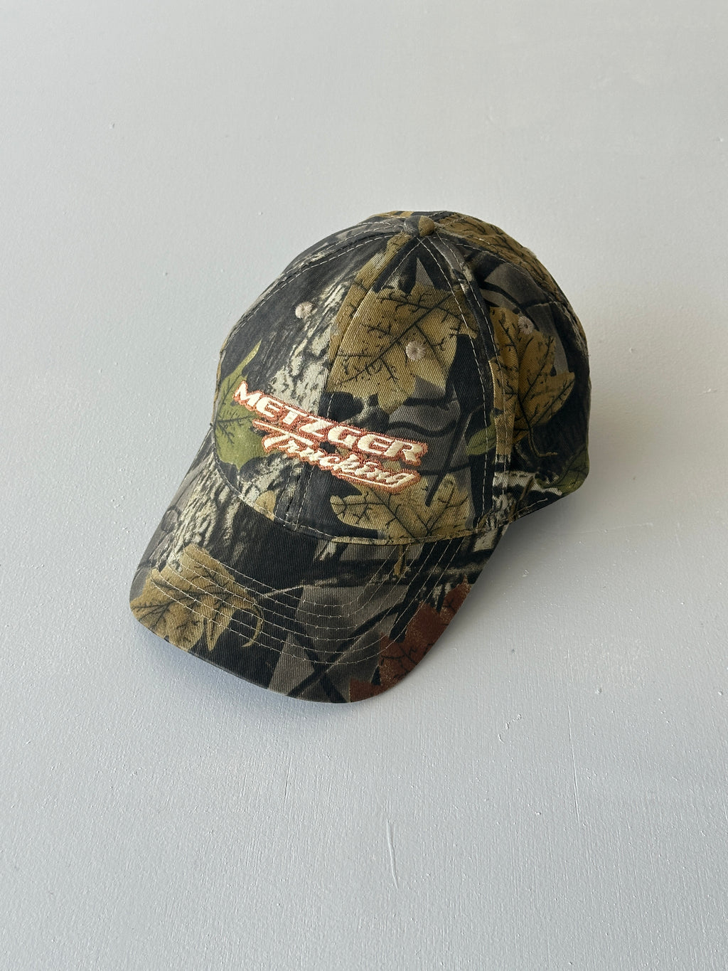 Camo Metzger Trucking 90's Vintage SnapBack Trucker Cap
