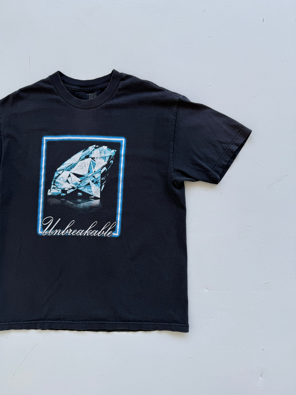Black Unbreakable 00's Vintage Graphic Skate T-Shirt - Medium