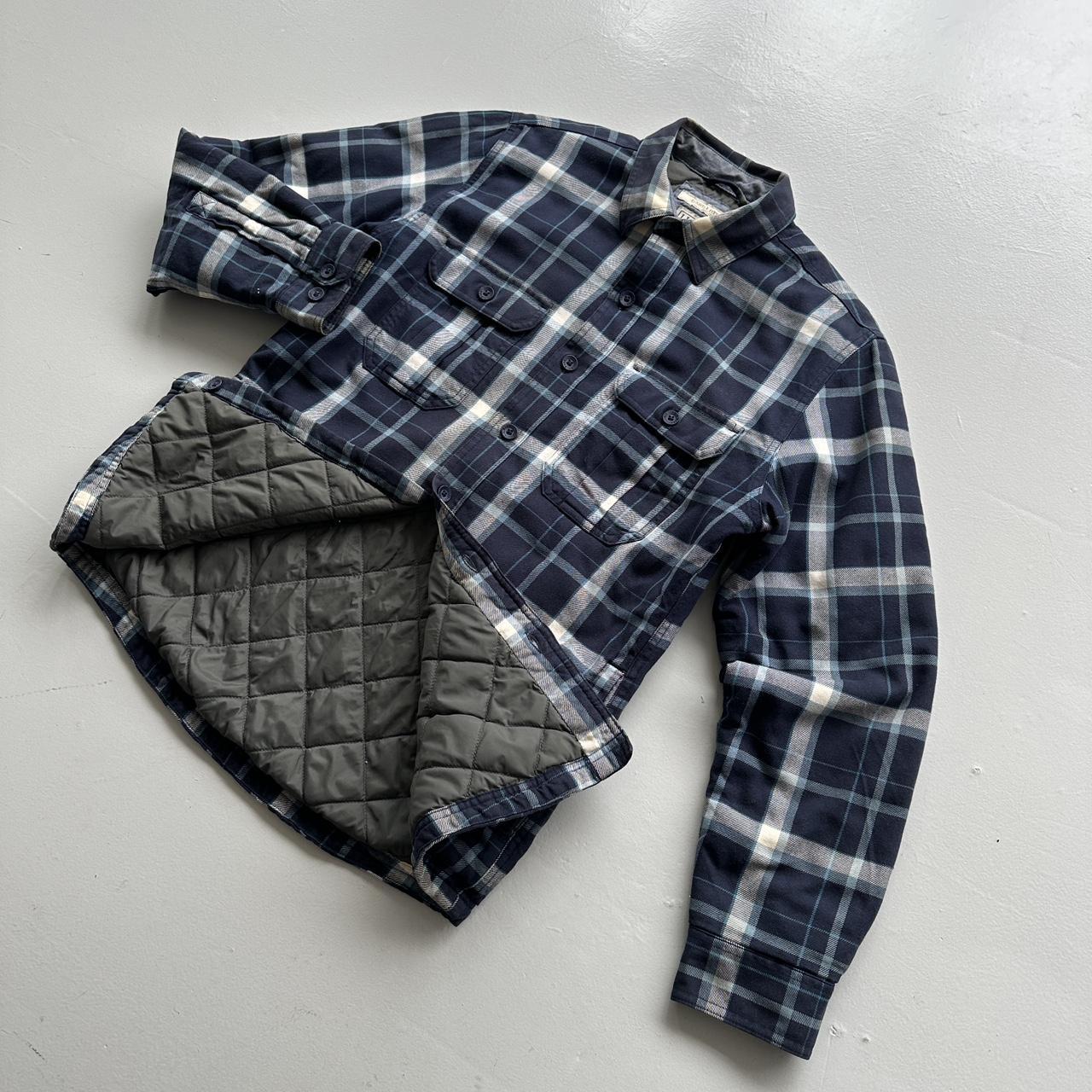 Blue Checkered L.L Bean 00’s Padded Shirt - Small