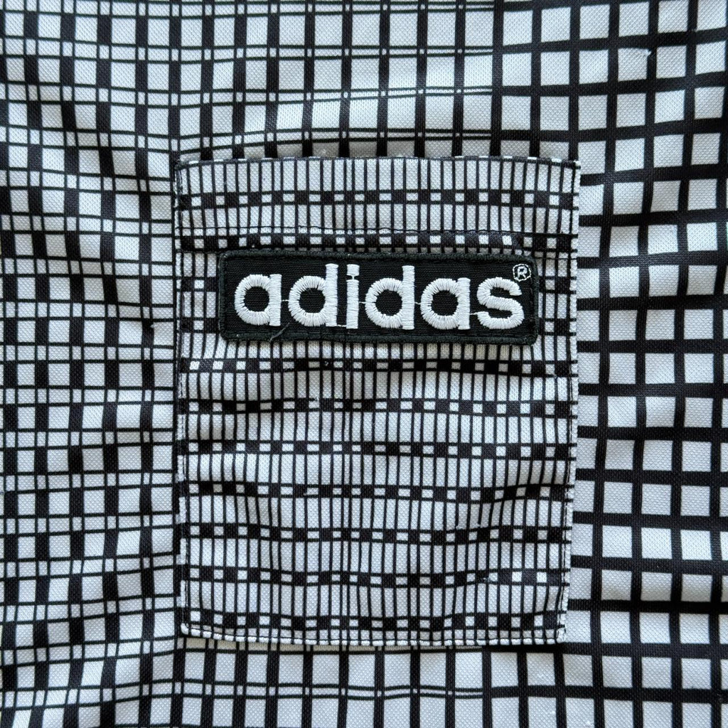 Grey Adidas 80's Vintage Football Shirt - Large