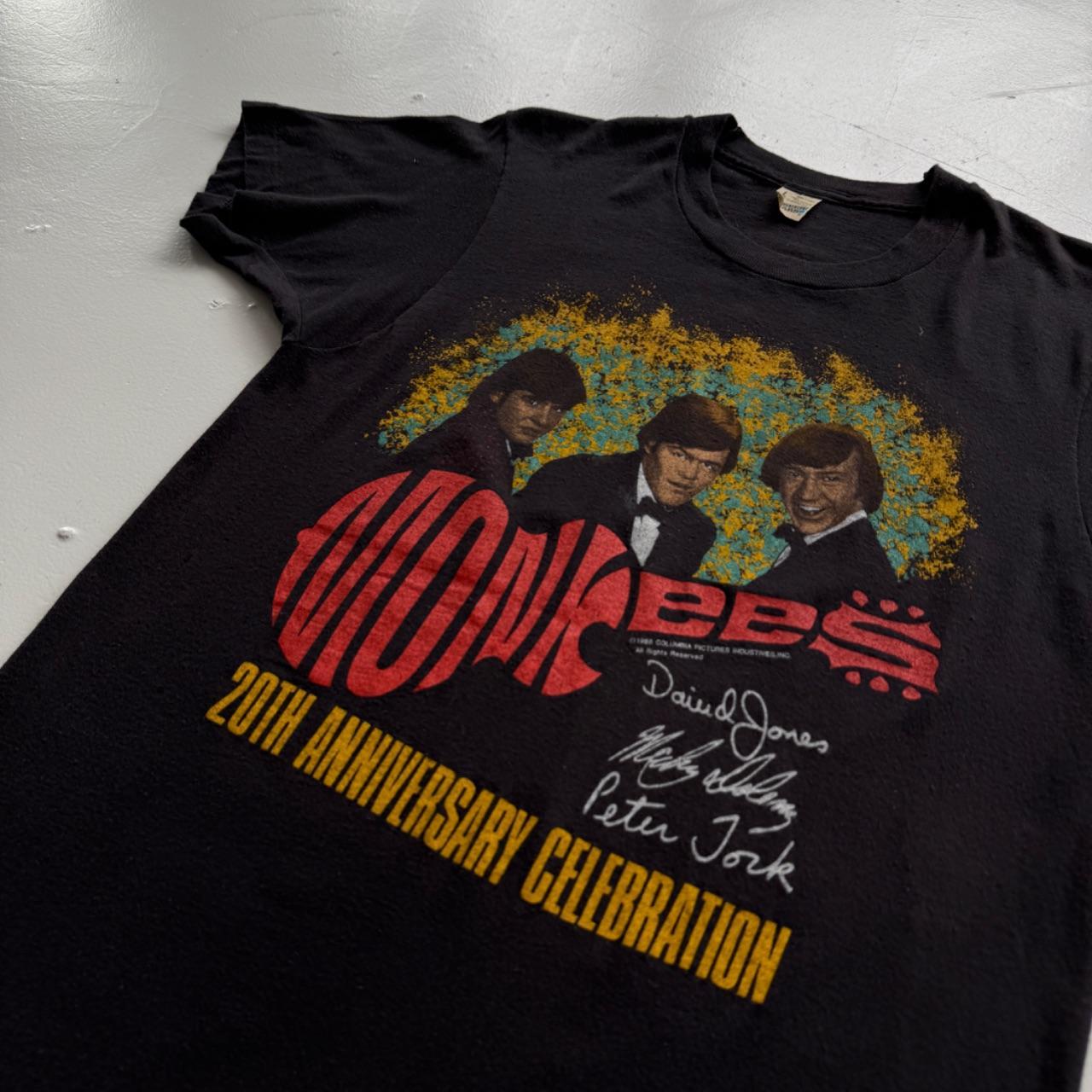 Black Monkees 80s Vintage Graphic Band T-Shirt - Small