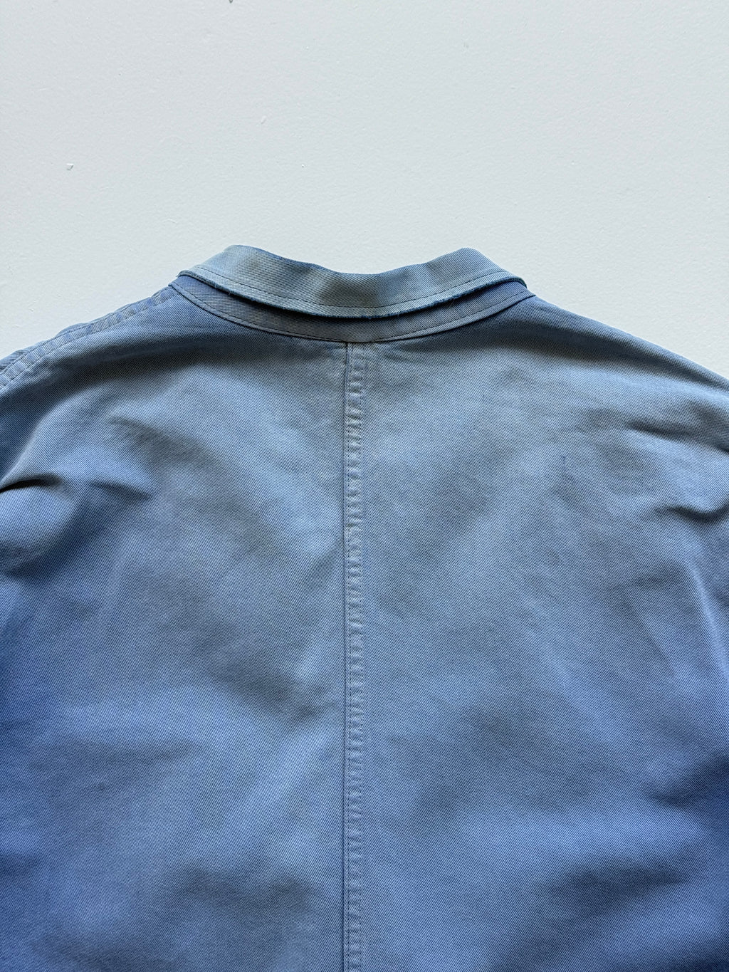 Faded Thrashed French Chore Jacket Blazer 80's Vintage Workwear CH176 - Large