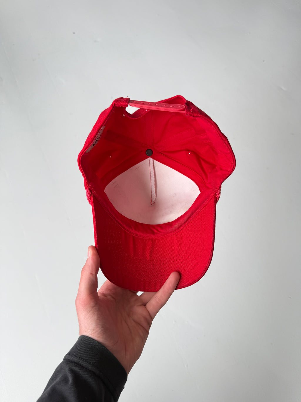 Red Farmers Livestock Vintage Cotton SnapBack Trucker Cap