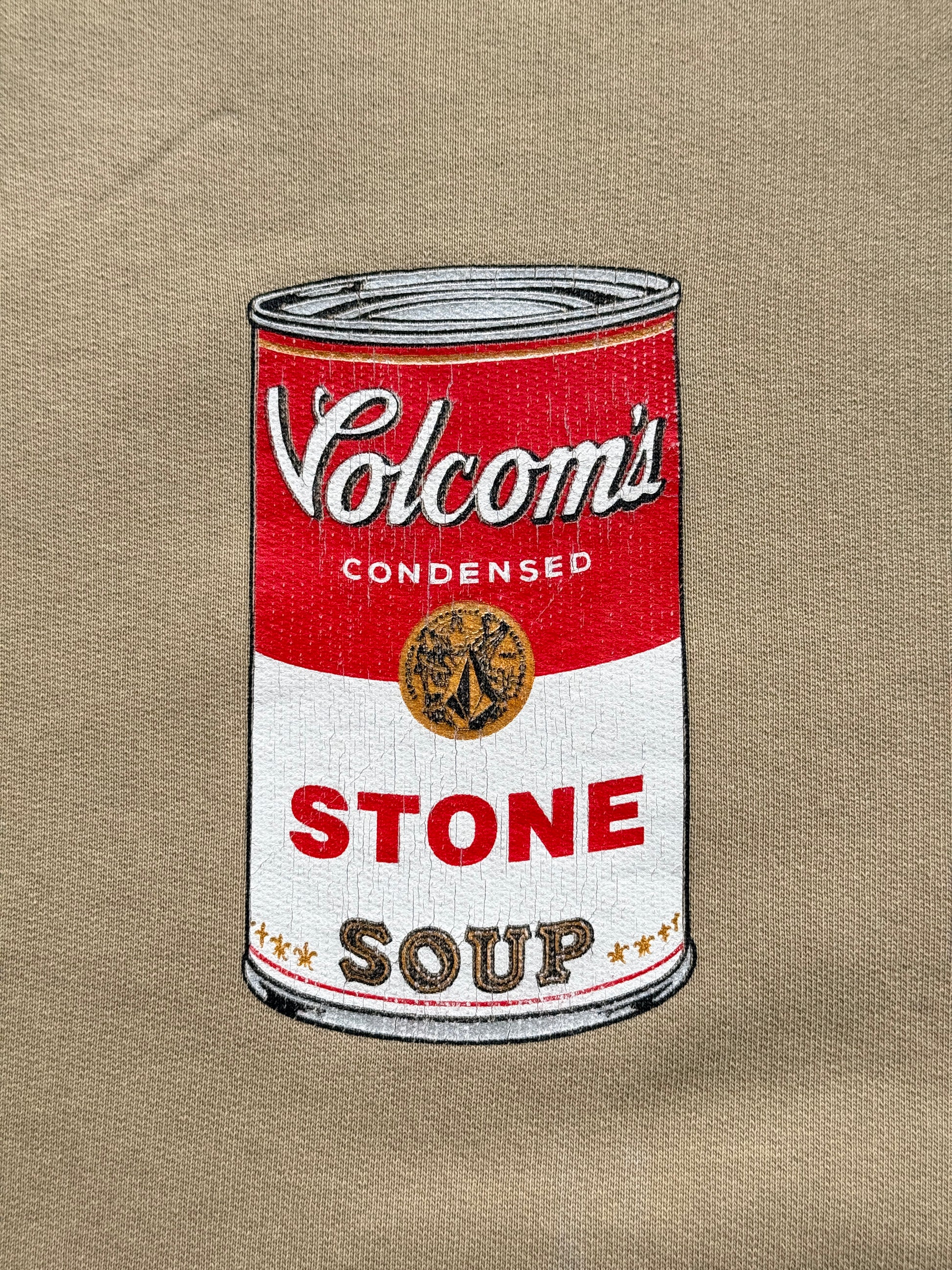 Volcom Stone Soup Campbell's Parody Vintage Sweatshirt - Large