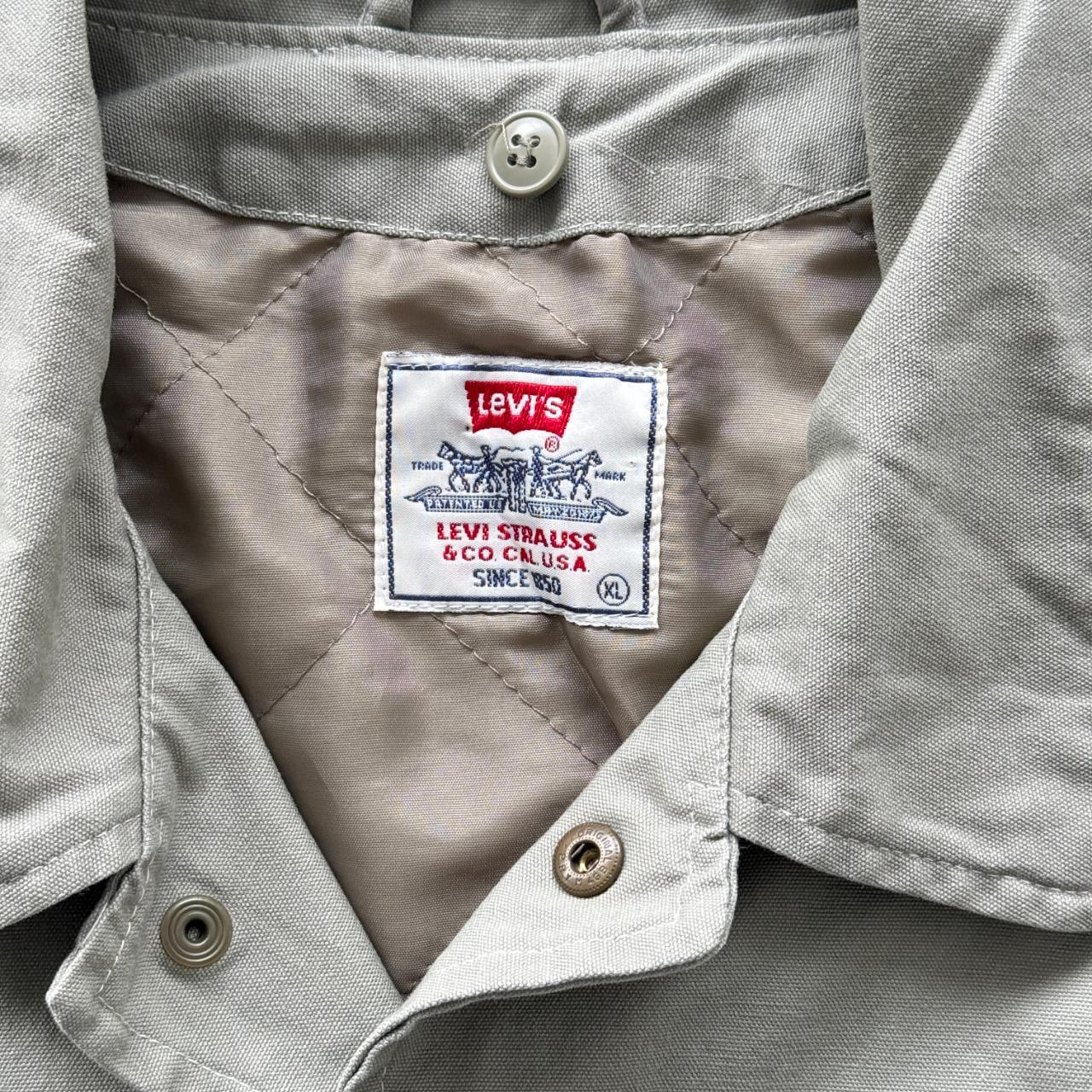 Cream Levi's Quilted 90s Vintage Jacket - XL