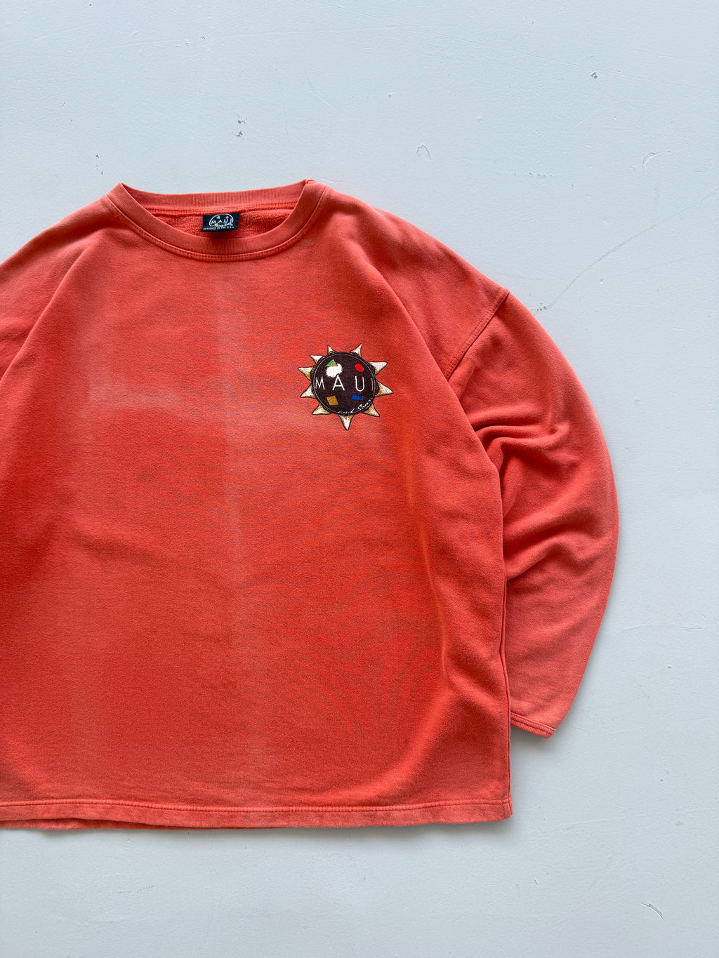 Maui and Sons Canoe Surfing 90's Vintage Sweatshirt - XL
