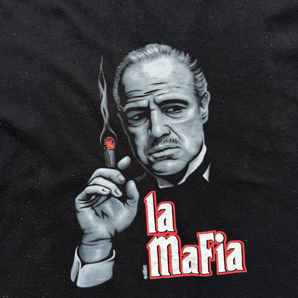 Black The Godfather 00s Vintage T-shirt - 2XL