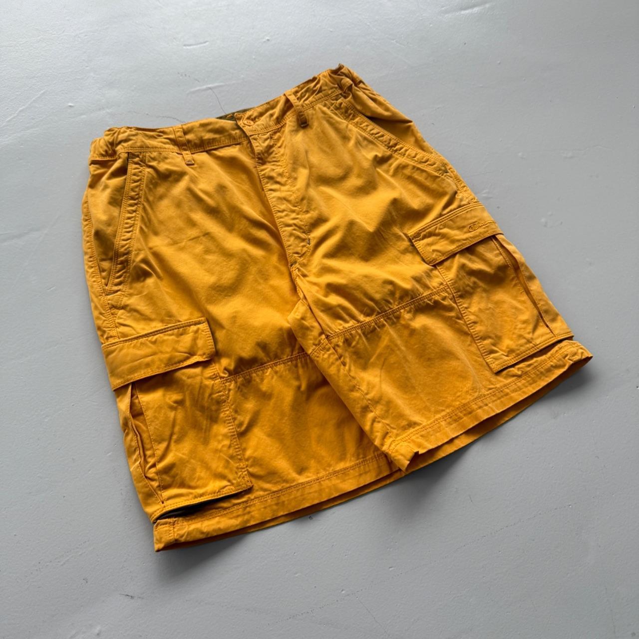 Yellow Champion 90’s Deadstock Baggy Cargo Shorts - W30 x L9