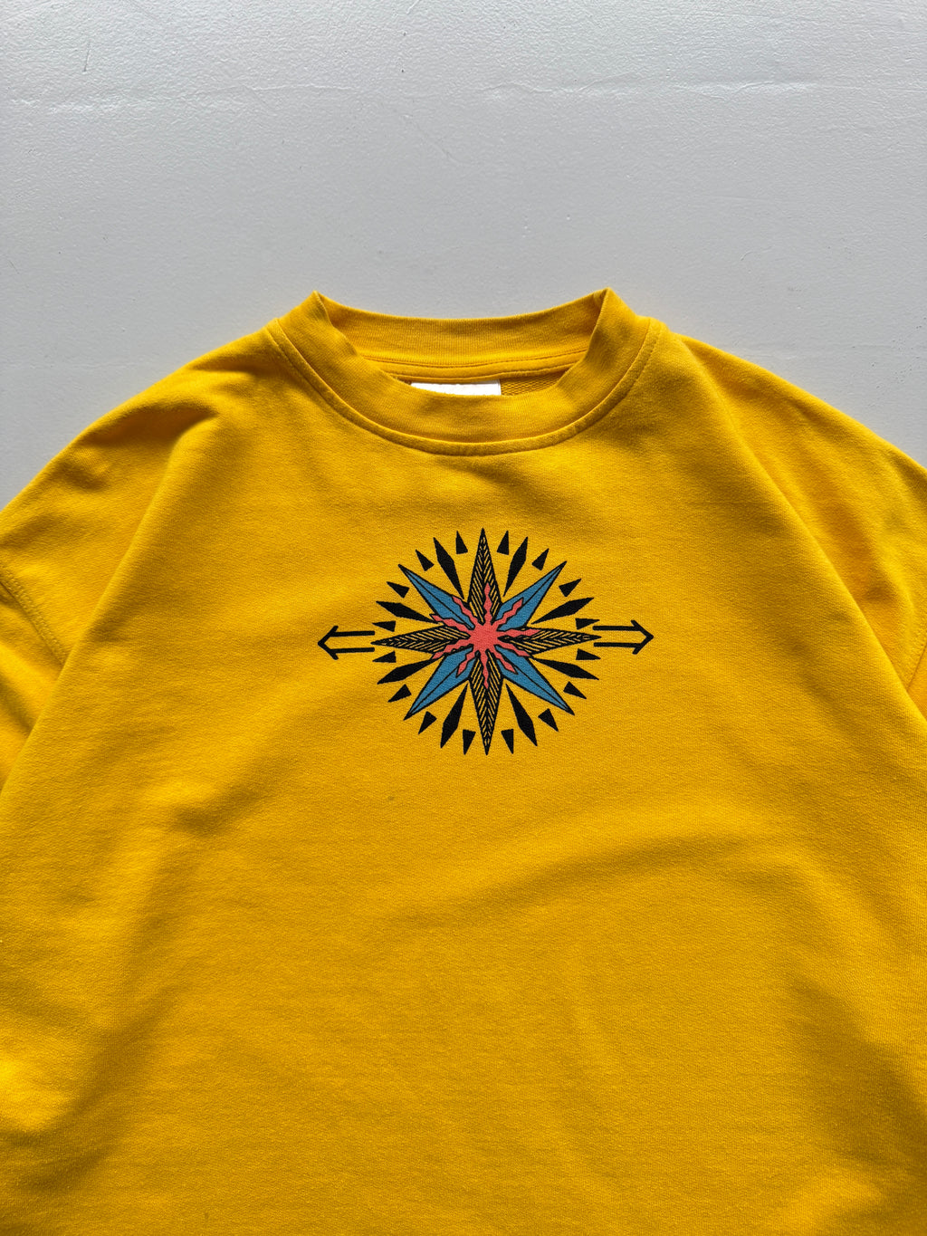 Yellow Chiemsee Surf 90's Vintage Surfer Graphic Sweatshirt Jumper - Large