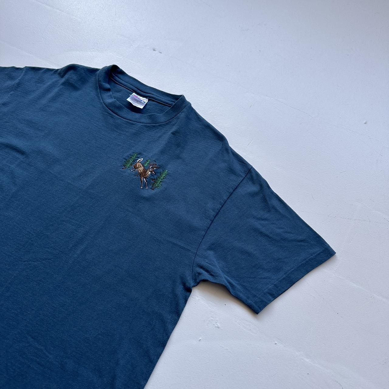 Blue Deer 90s Vintage T-shirt - XL