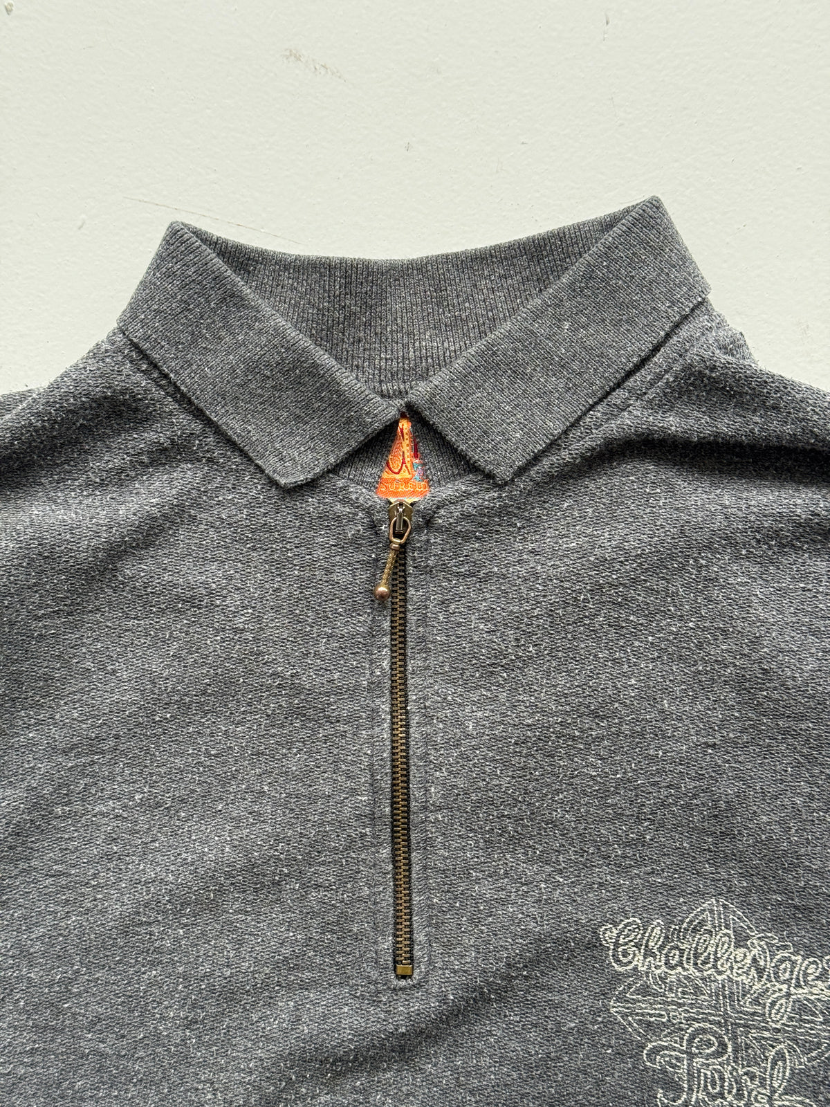 Challenger Surf Spot 90's Vintage Quarter Zip Sweatshirt - Medium