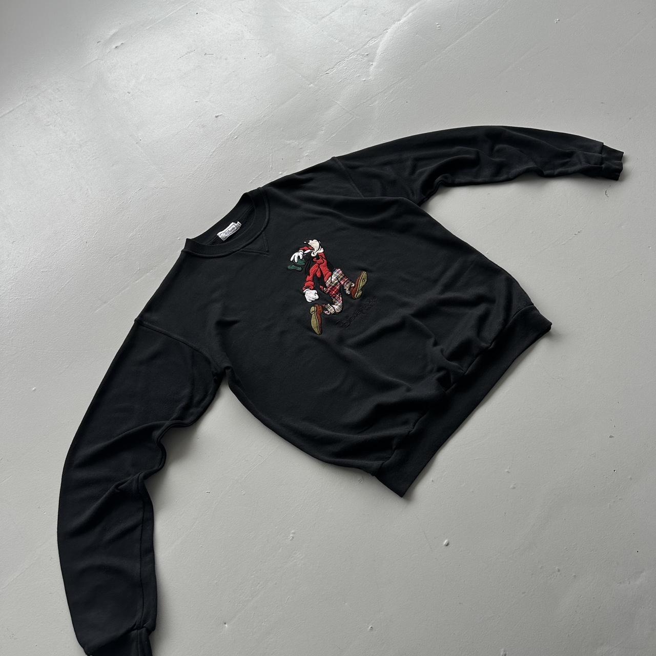 Black Goofy Disney 90’s Vintage Graphic Sweatshirt - Medium