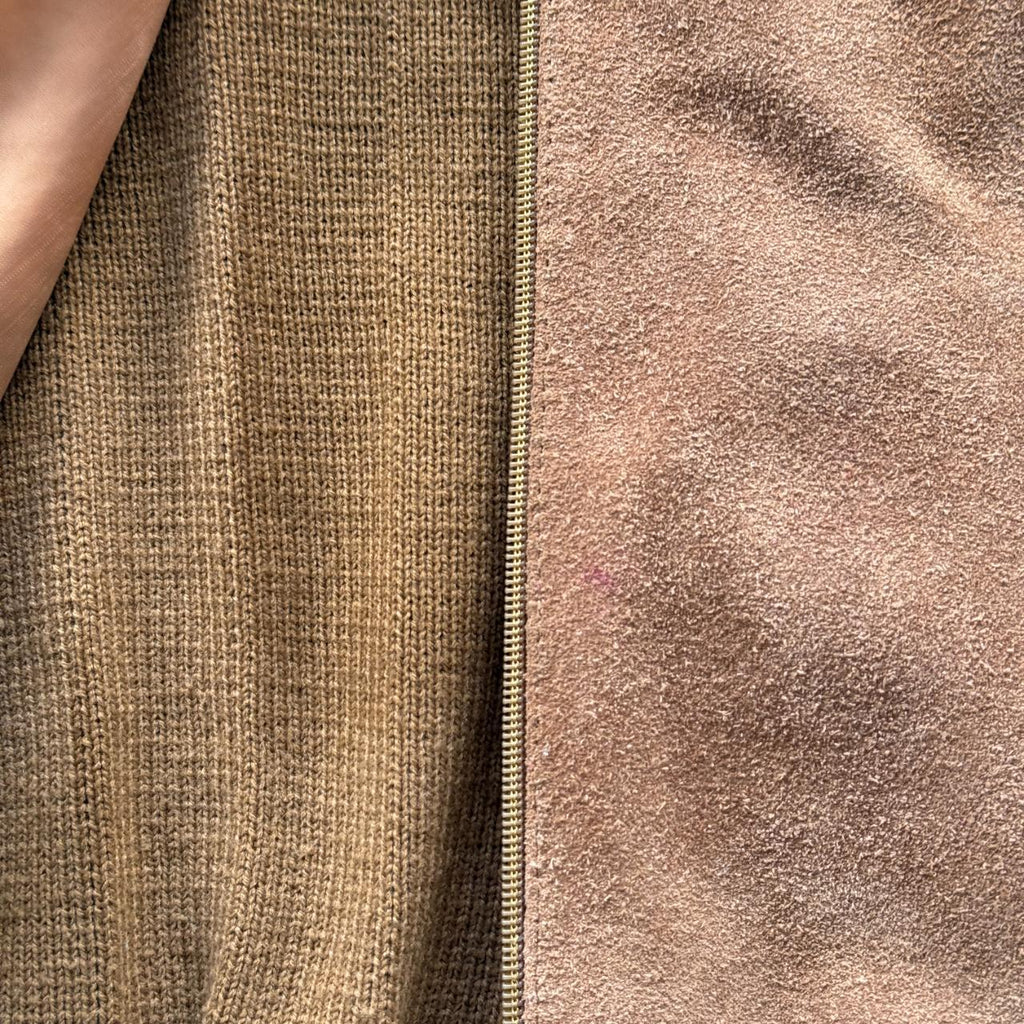 Vintage Suede 70's Western Bomber Jacket - Small