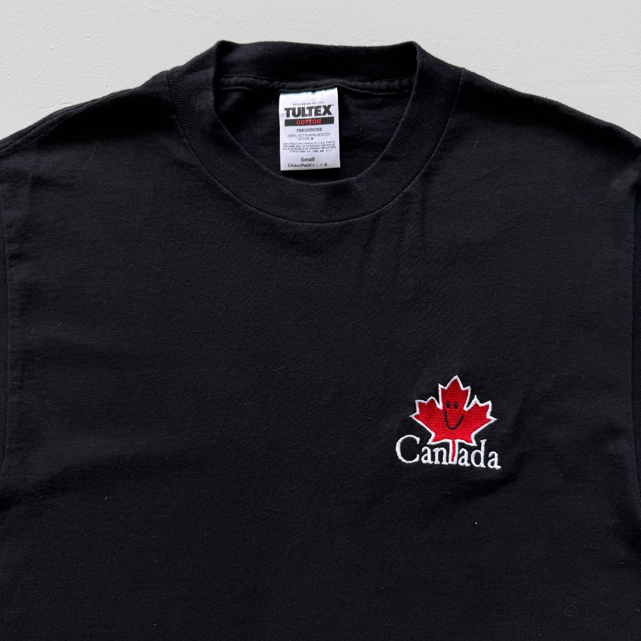 Black Canada Vintage 90’s Tourist T-shirt - Small