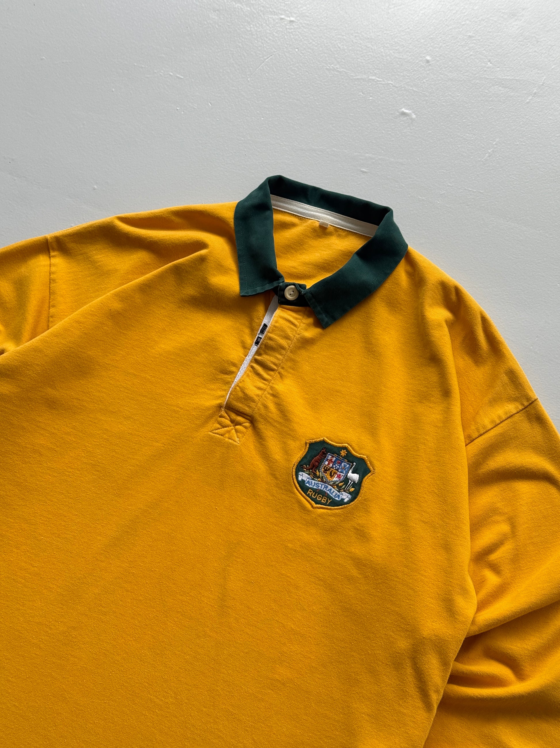 Yard Line Australia Rugby 90's Vintage Long Sleeve Rugby Polo Jersey - XL