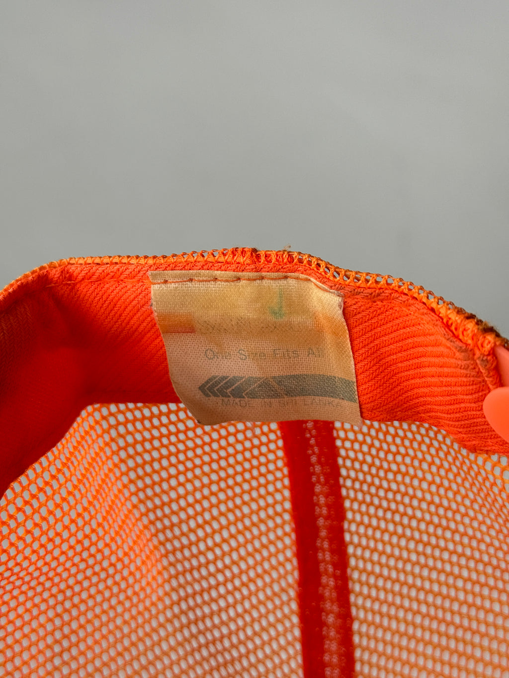 Neon Orange Daleville Skeet Club Vintage Foam and Mesh SnapBack Trucker Cap