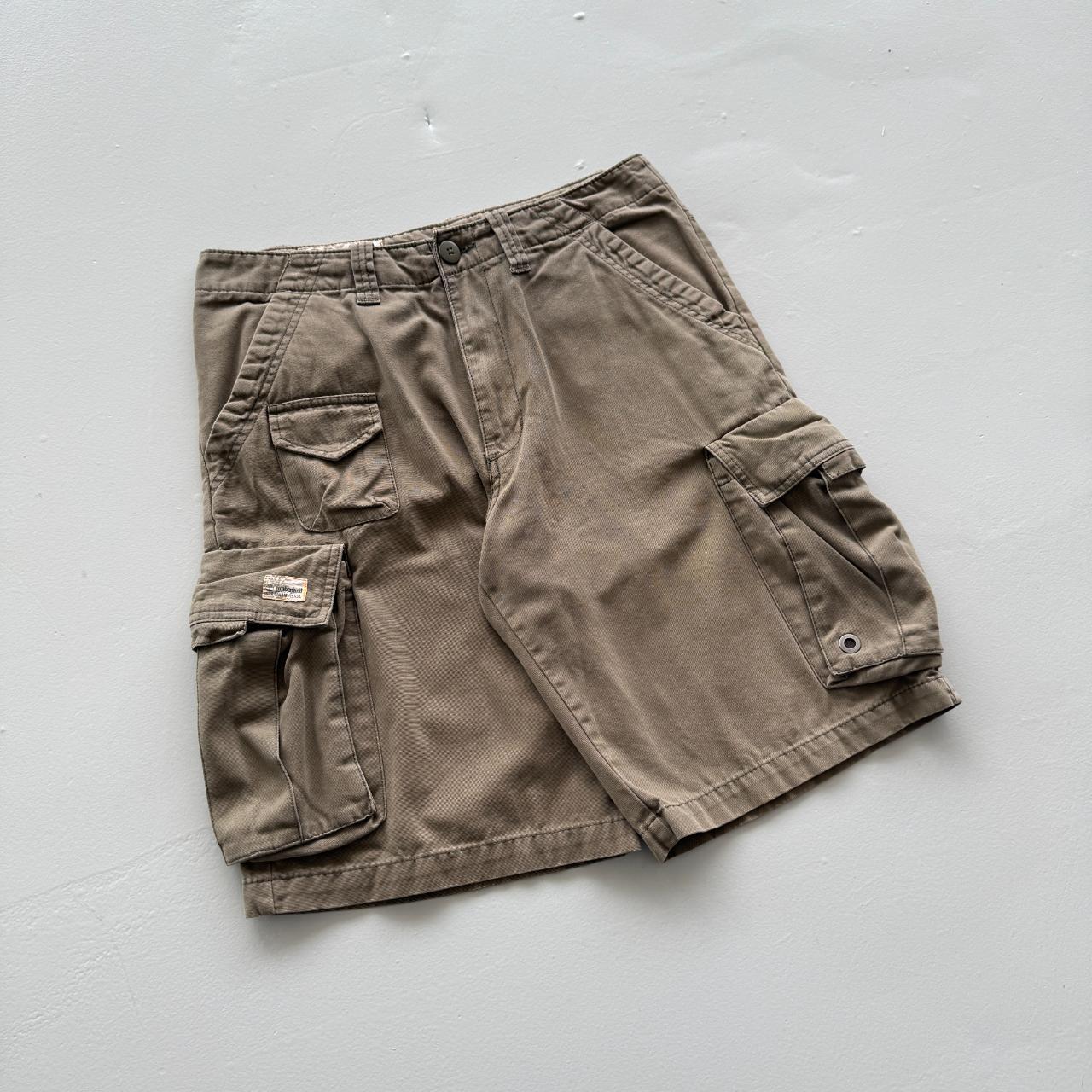 Tan Timberland Cotton 00’s Cargo Shorts - 32"