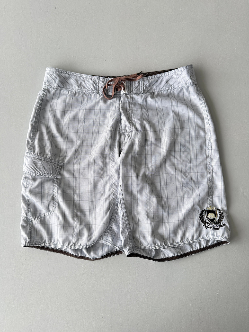Billabong Plaid Y2K Vintage Board Shorts - 38
