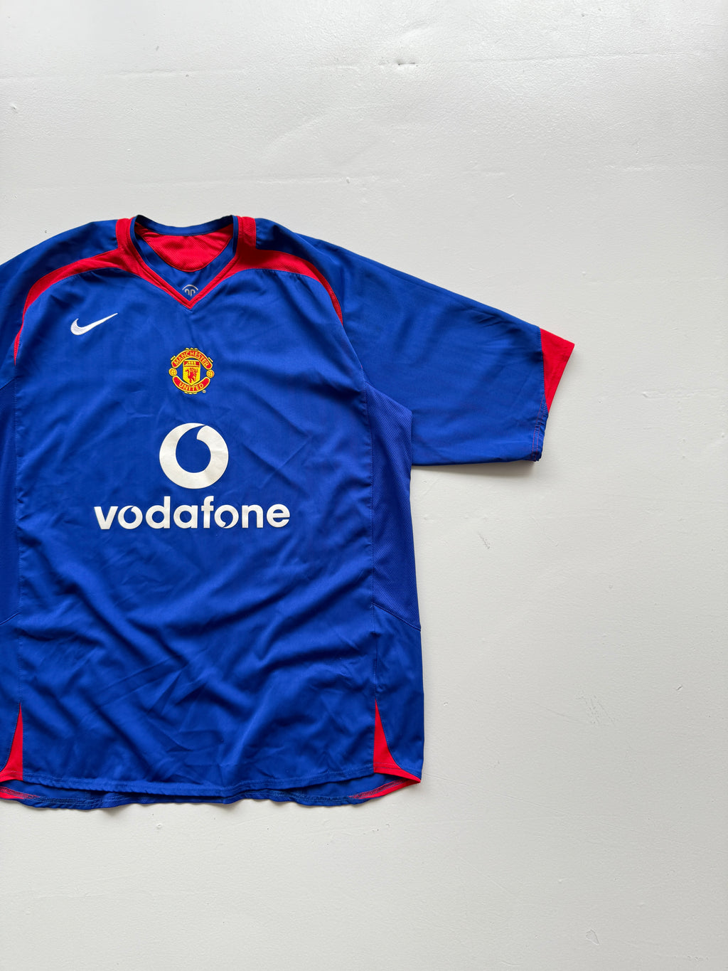 Nike Man Utd Vodafone Rooney #8 2005 Vintage Away Football Shirt - XL