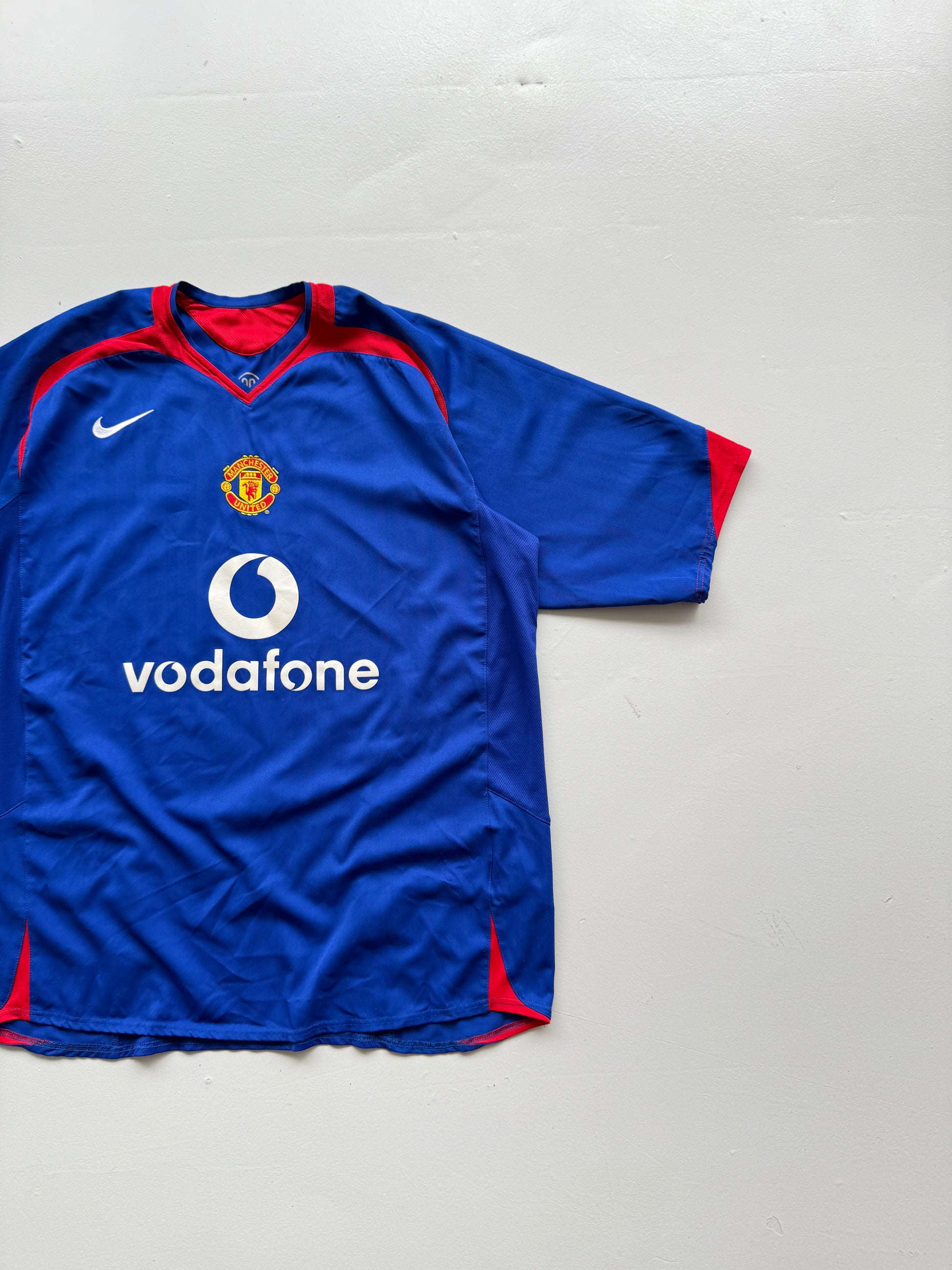 Nike Man Utd Vodafone Rooney #8 2005 Vintage Away Football Shirt - XL