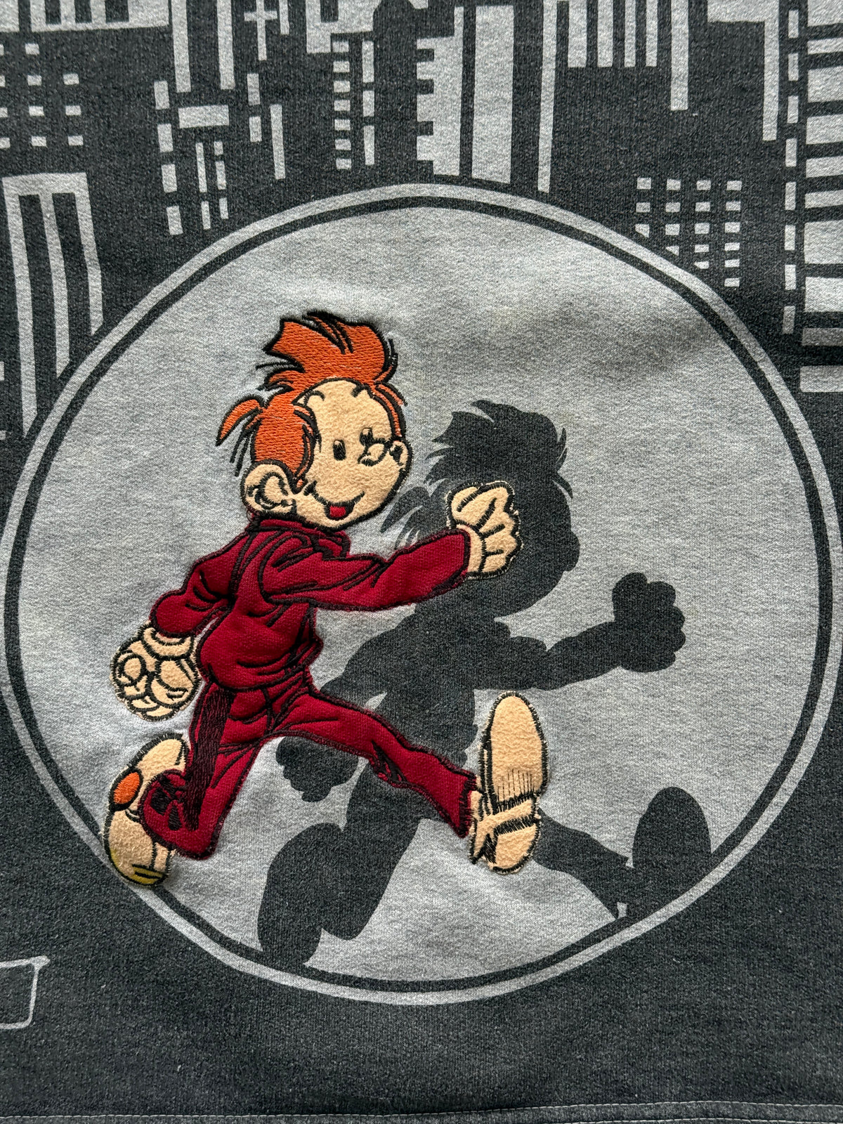 Spirou à New York T&J Vintage Graphic Sweatshirt - Medium