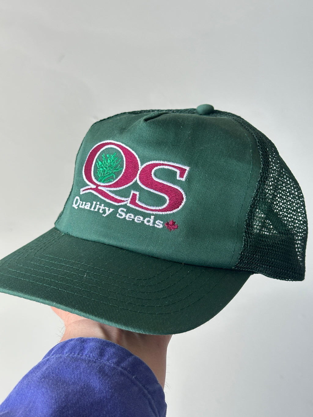 Green Quality Seeds QS Vintage 90's Trucker Cap