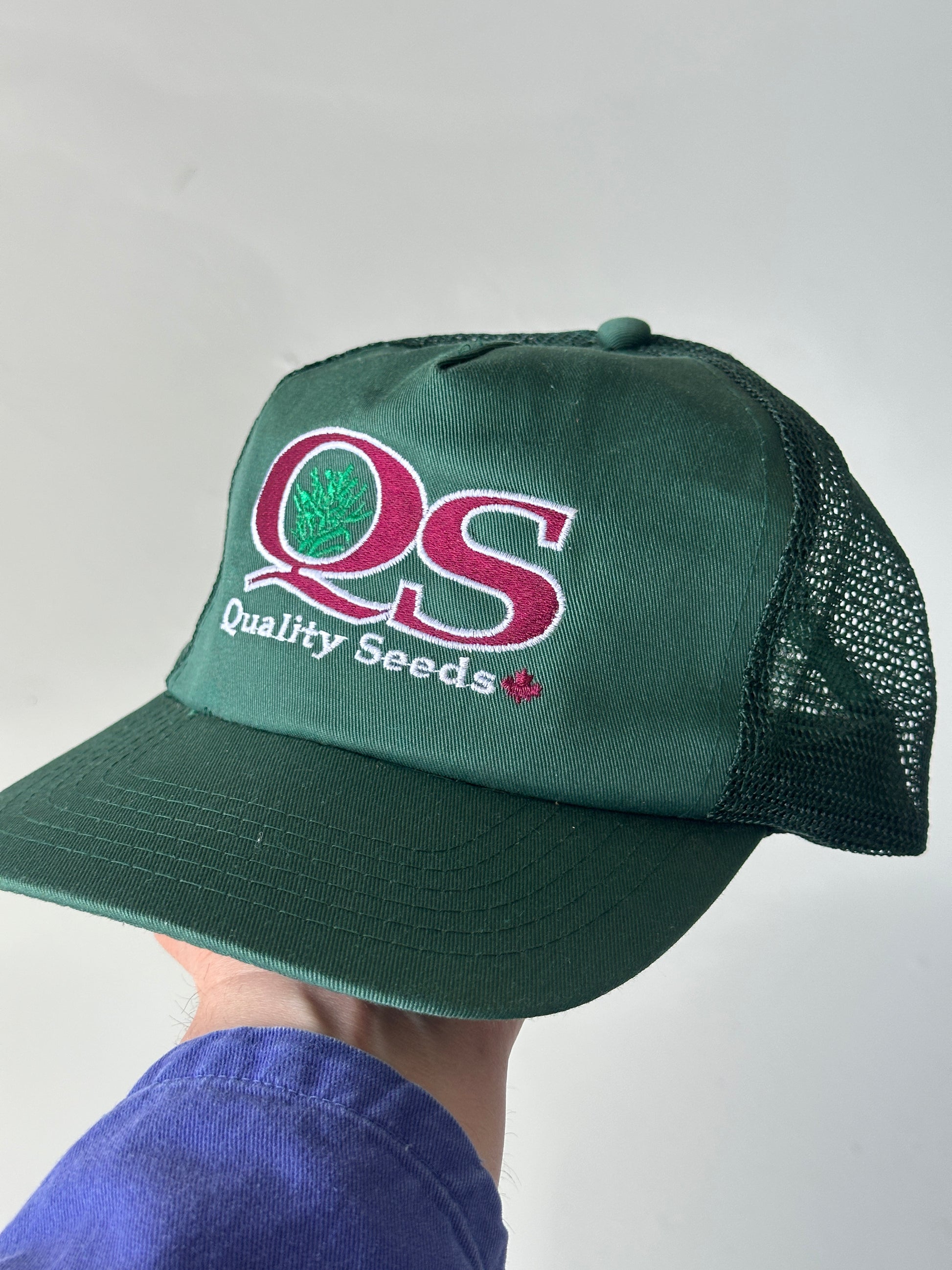 Green Quality Seeds QS Vintage 90's Trucker Cap