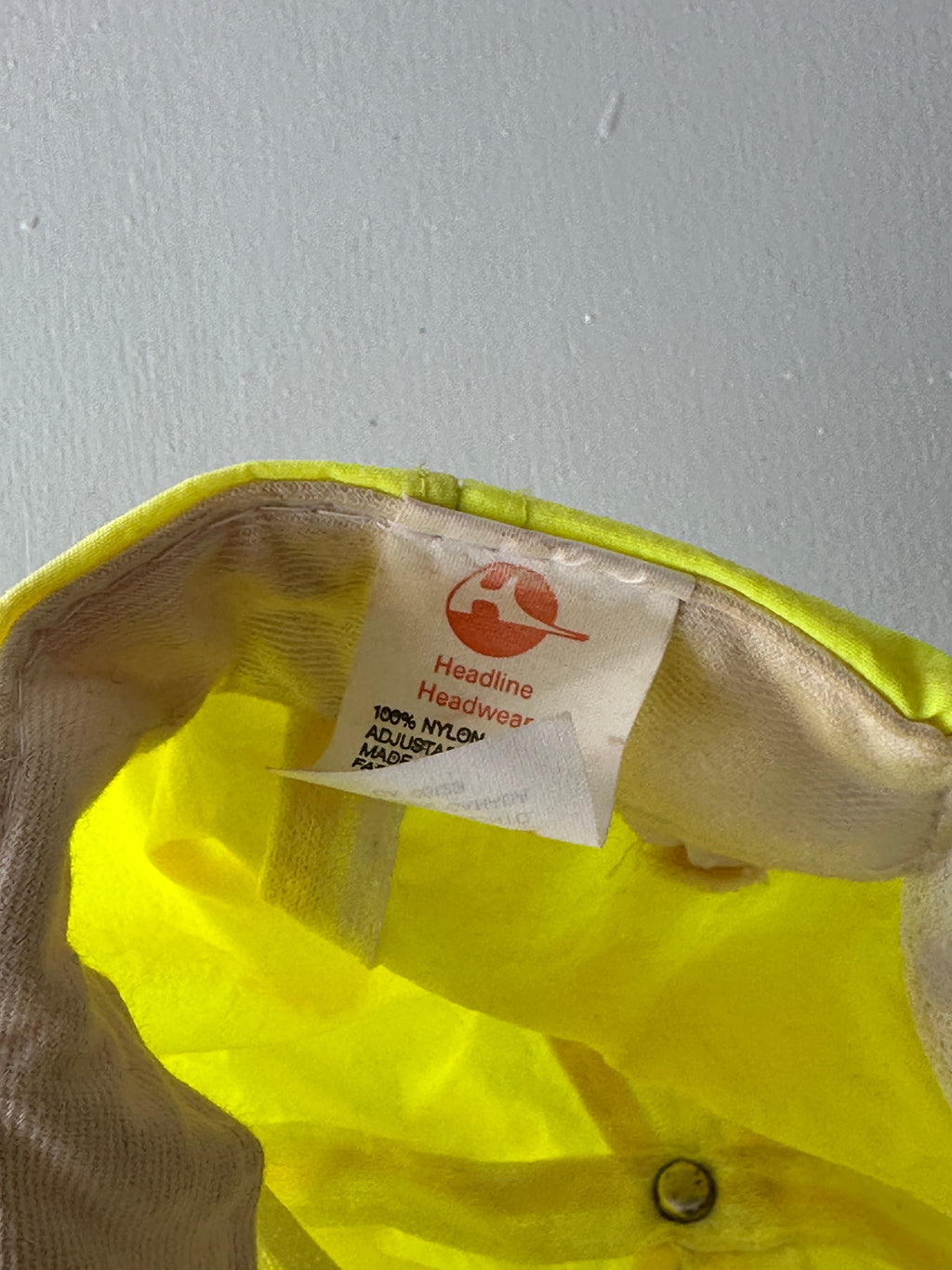 Neon Yellow Riverport 90's Vintage SnapBack Trucker Cap