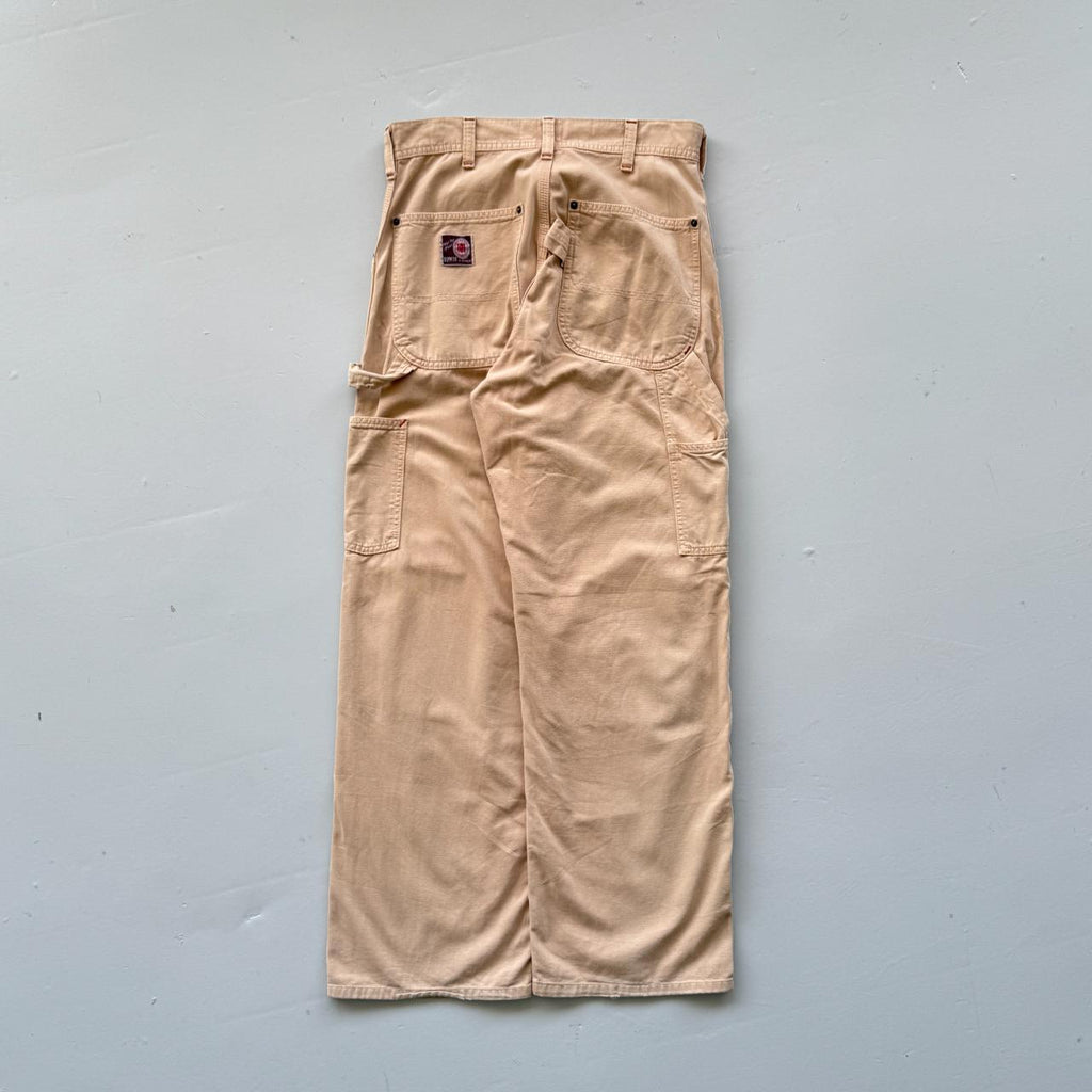 Cream Edwin 101 Canvas Carpenter 90's Vintage Pants - 28” x 29”