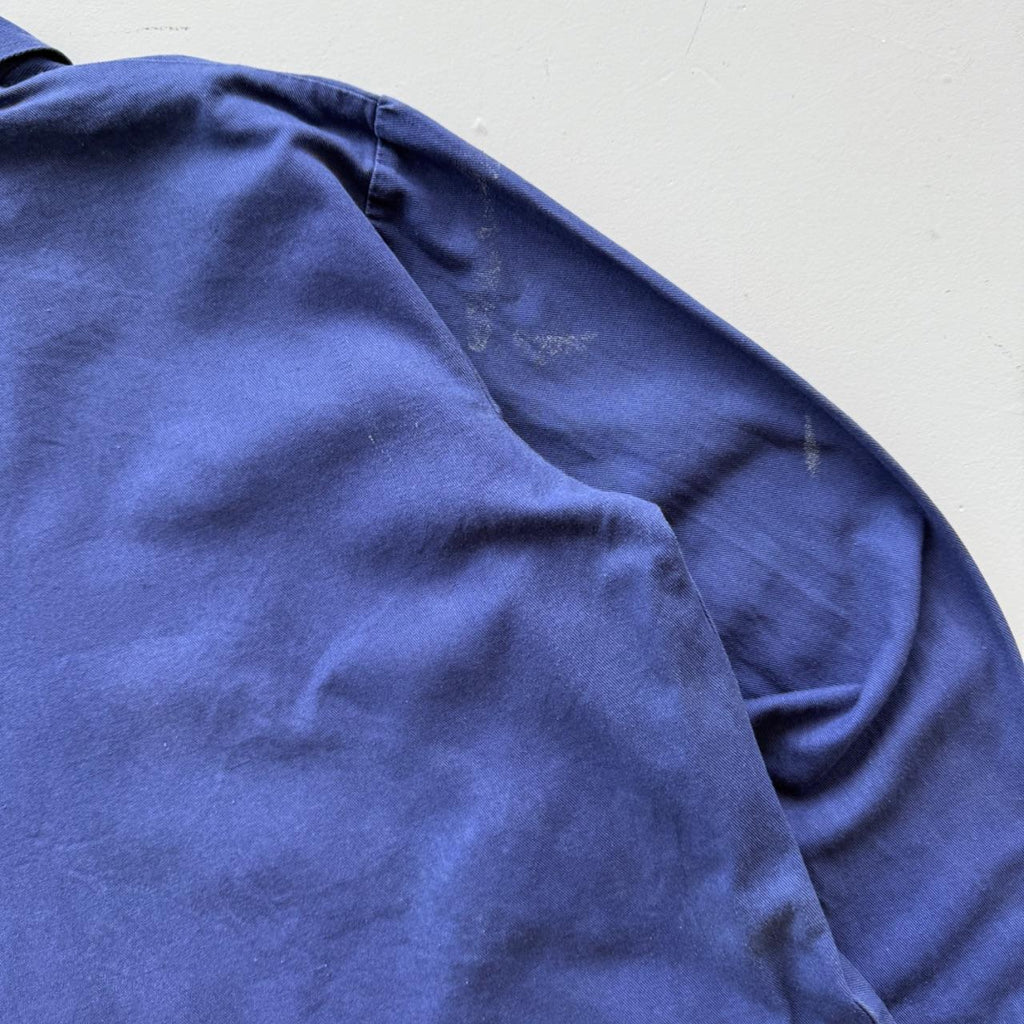 Faded Blue French Workwear 90’s Vintage Chore Jacket CH011 - Large