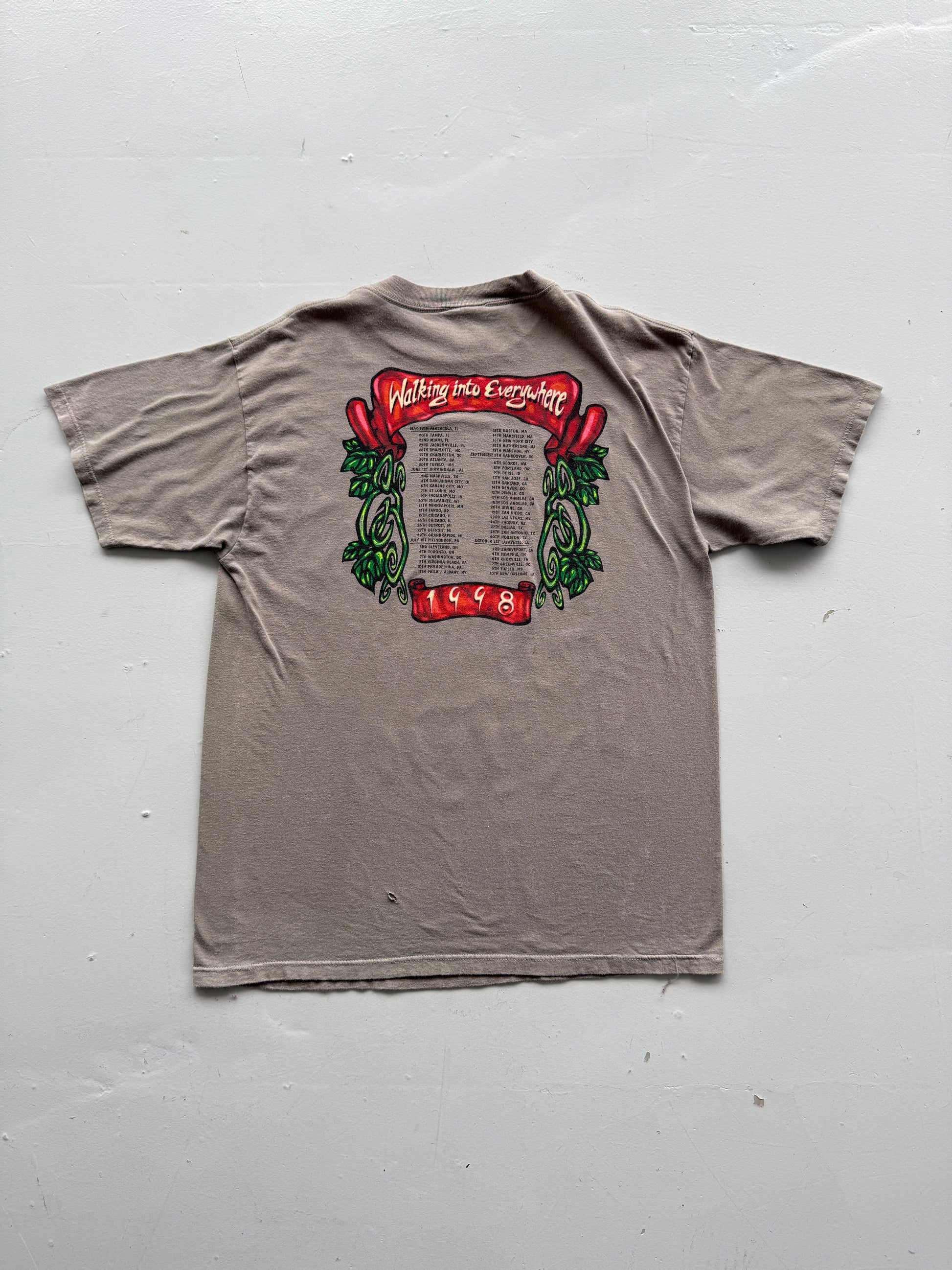 Light Brown Page Plant 90's Vintage Graphic Band T-Shirt - XL