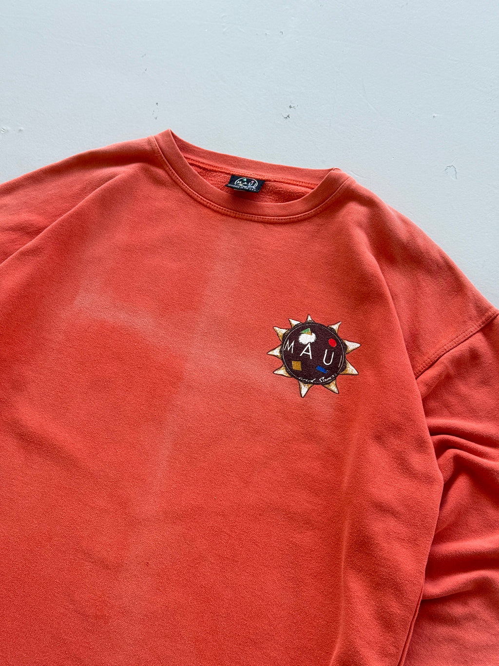 Maui and Sons Canoe Surfing 90's Vintage Sweatshirt - XL