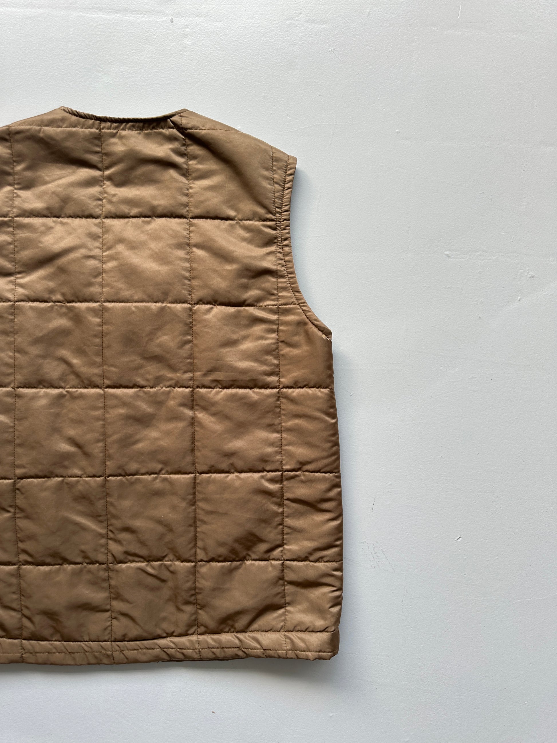 American Vintage Military Style Quilted Liner Vest Vintage - Medium