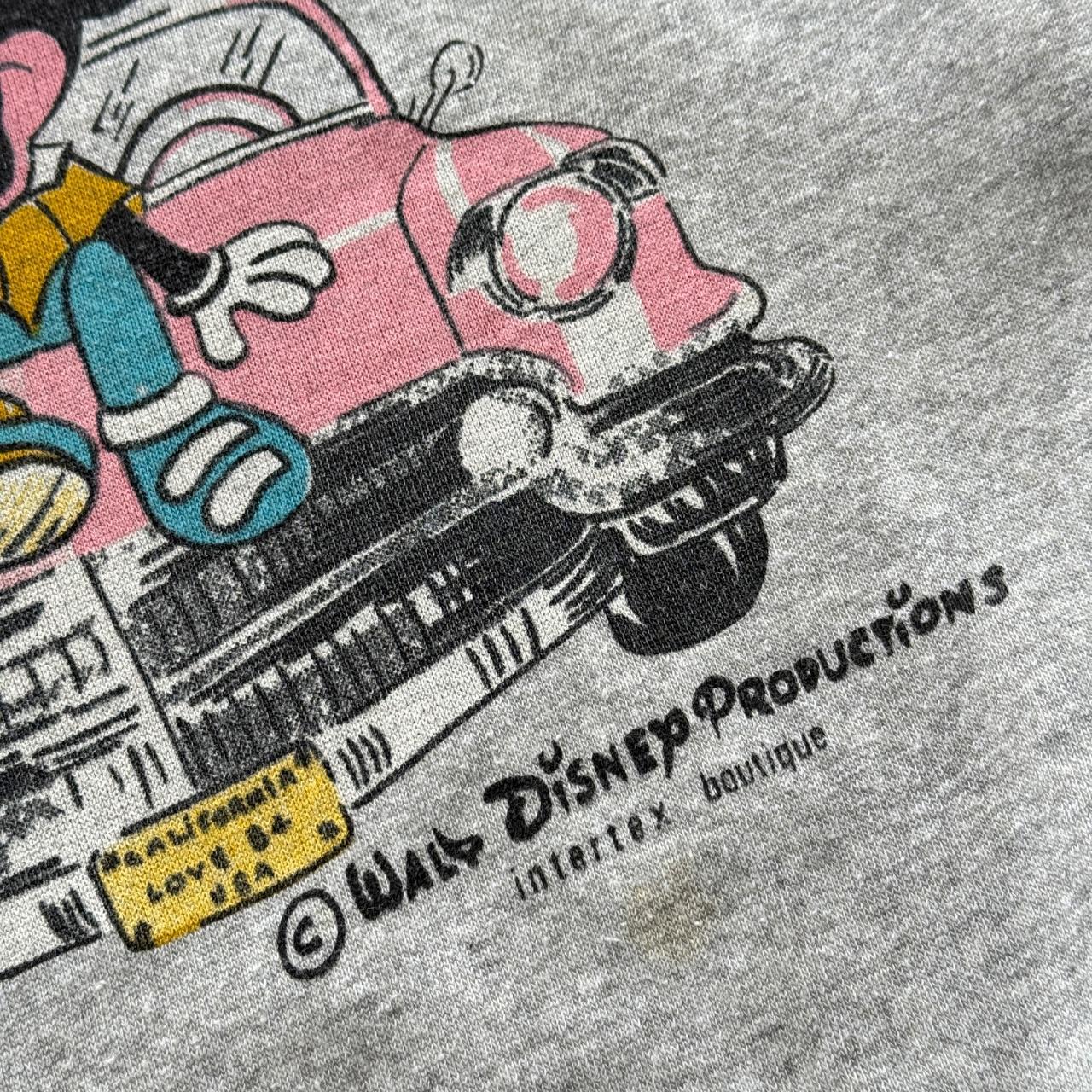 Grey Rare Mickey & Minnie Mouse 70’s Vintage Disney Graphic Sweatshirt - Small