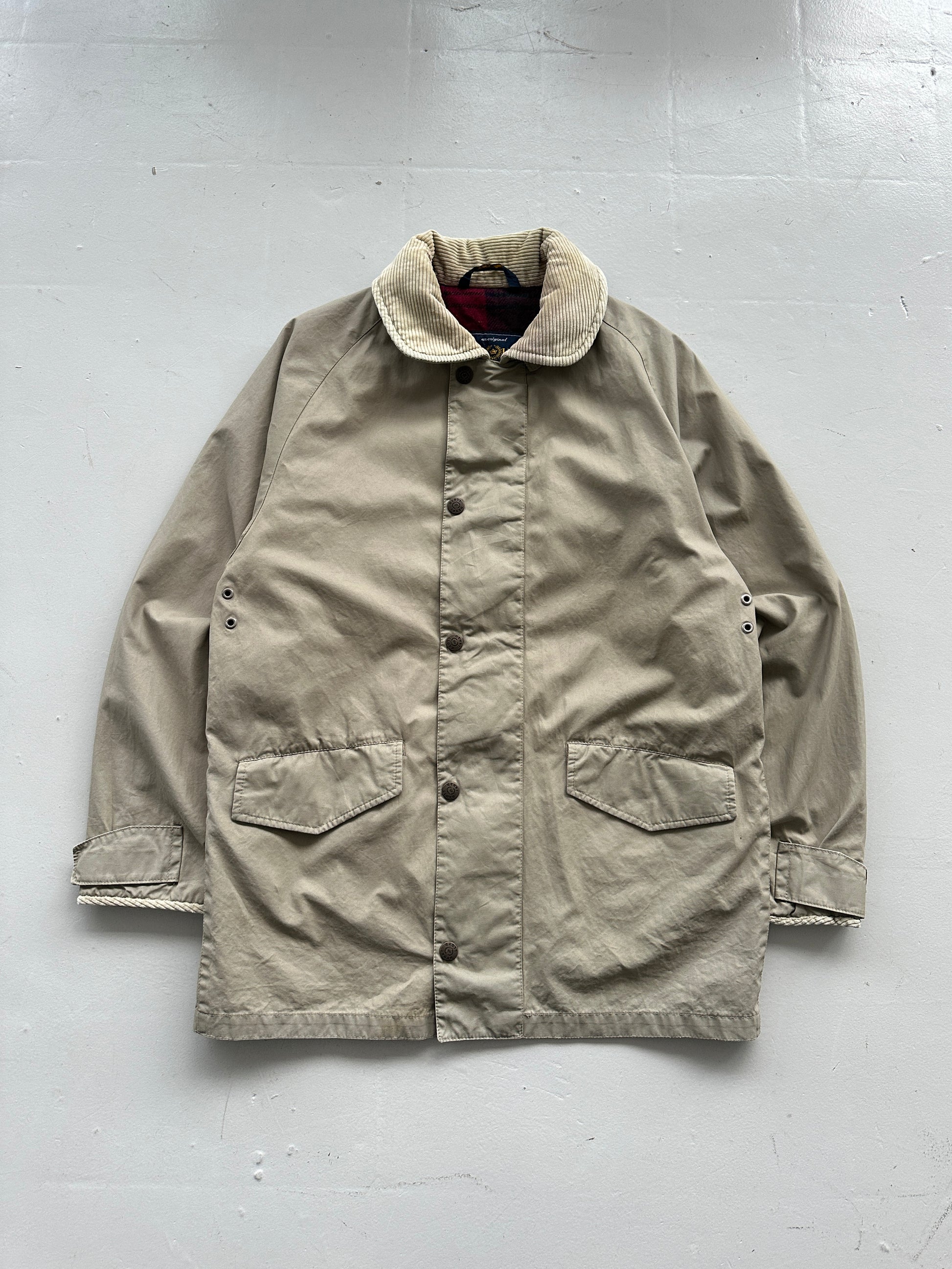 Henri Lloyd 90's Vintage Barn Jacket Corduroy Collar - Small