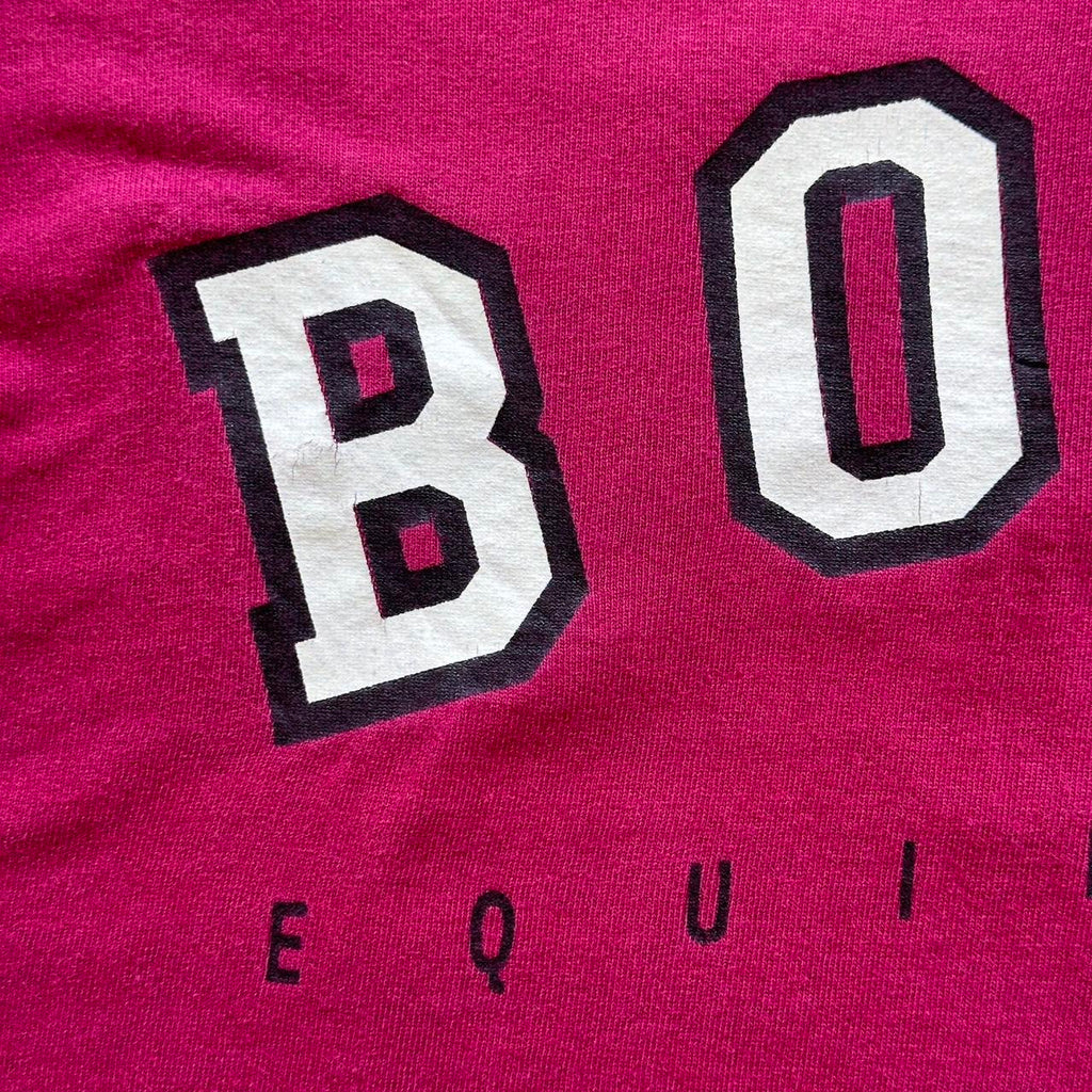 Burgundy Body Equiptment 90s Vintage T-shirt - Large